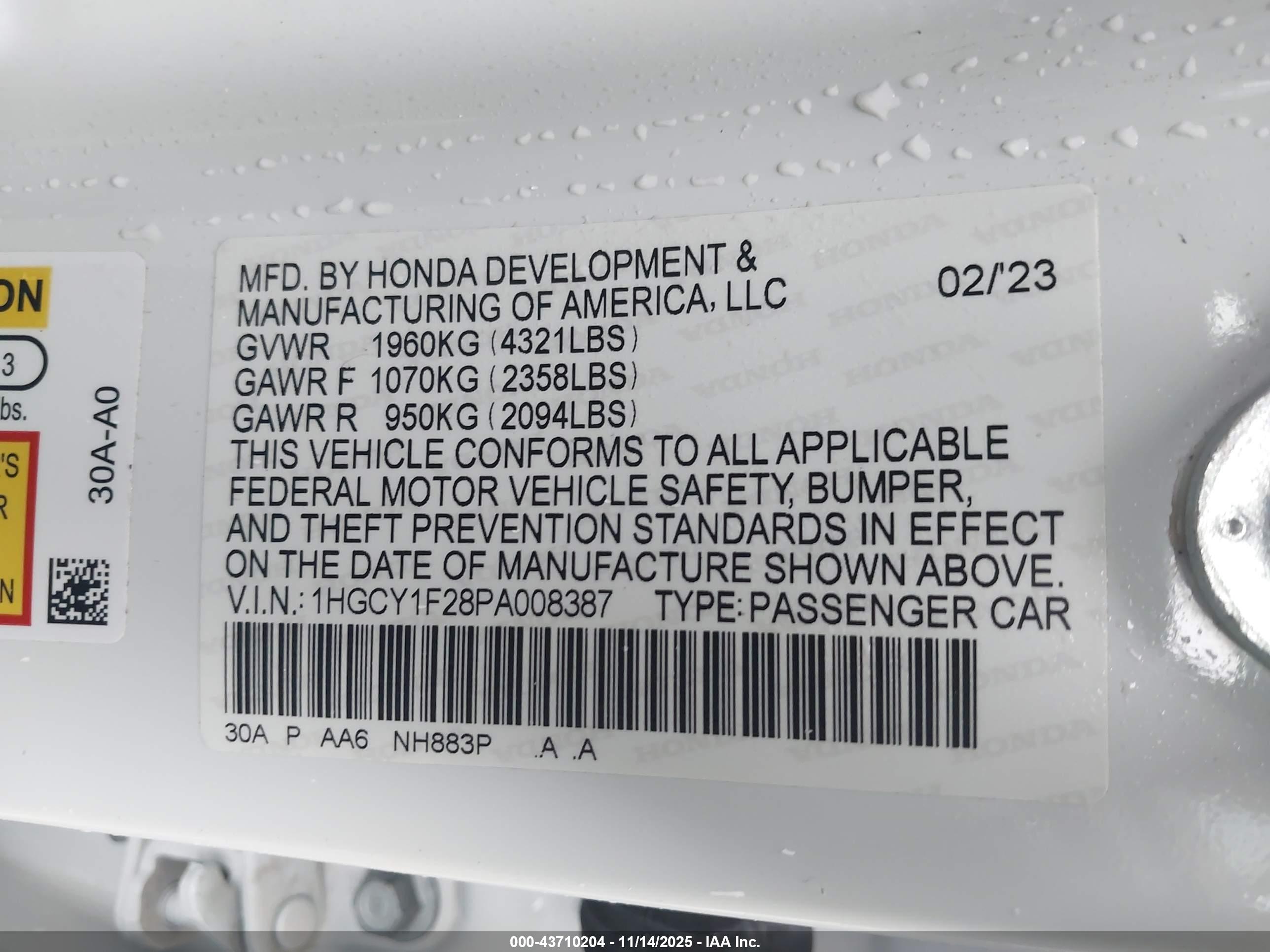 HONDA ACCORD image 9