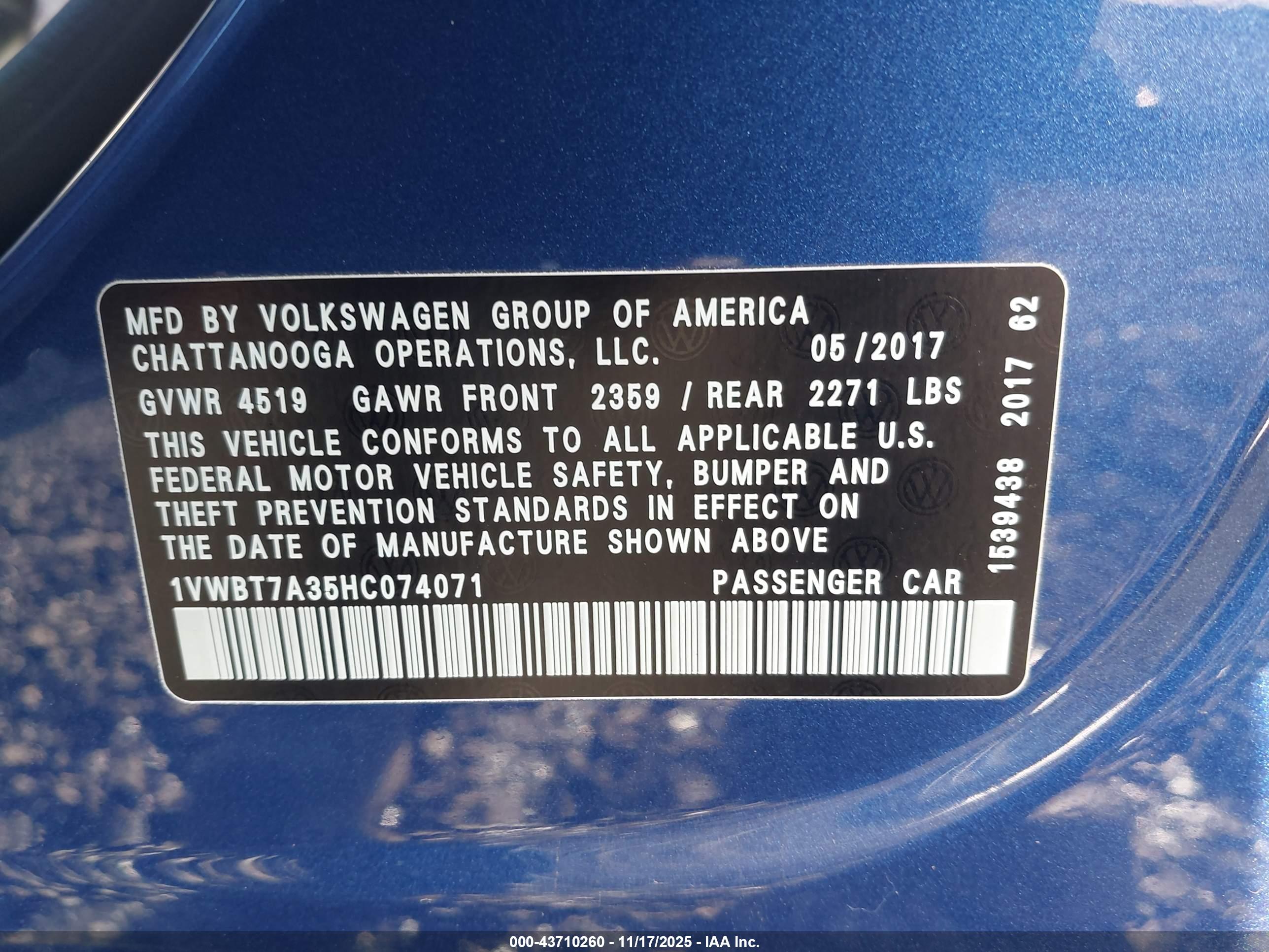 VOLKSWAGEN PASSAT image 9