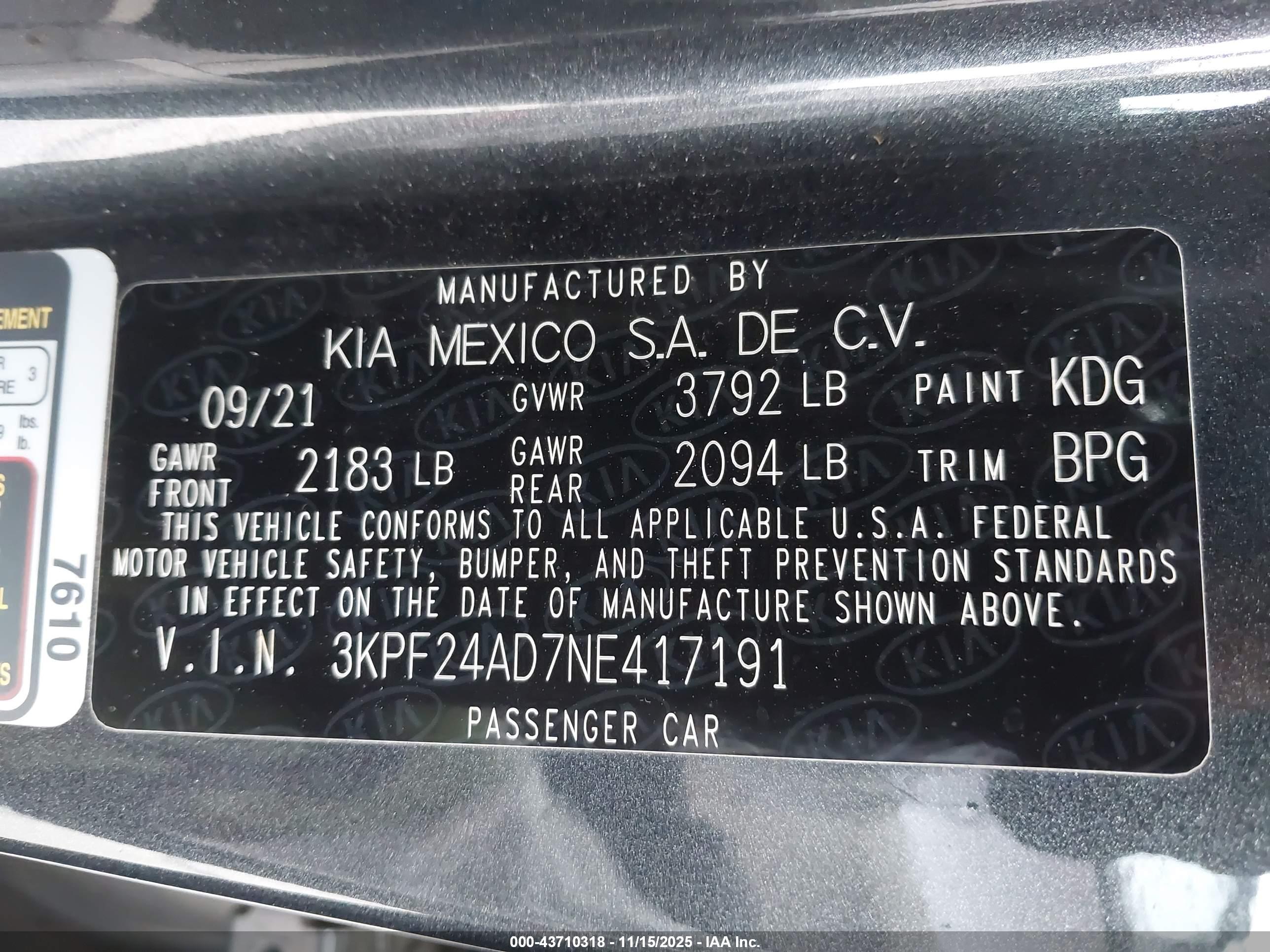 KIA FORTE image 9