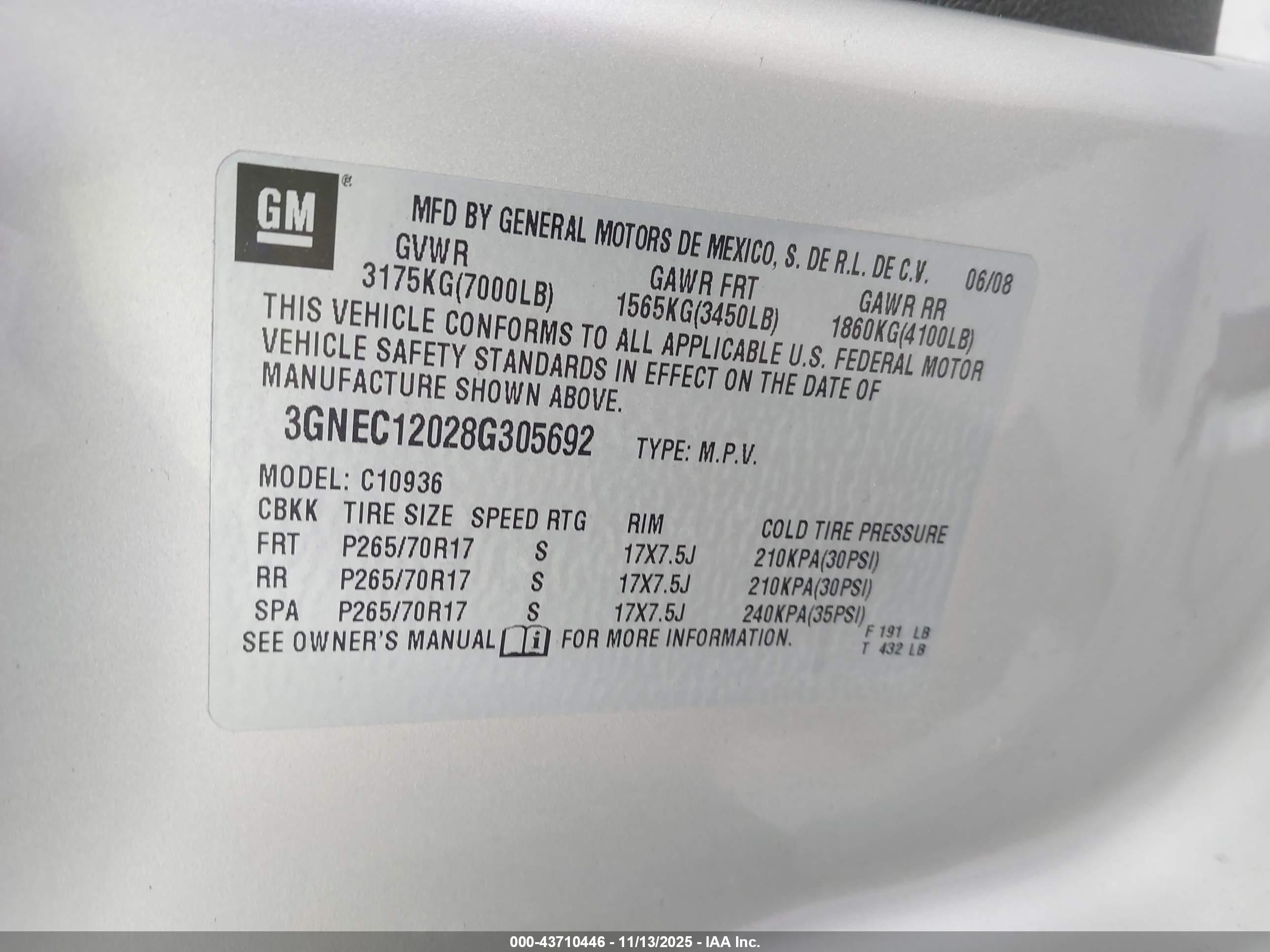 CHEVROLET AVALANCHE image 9