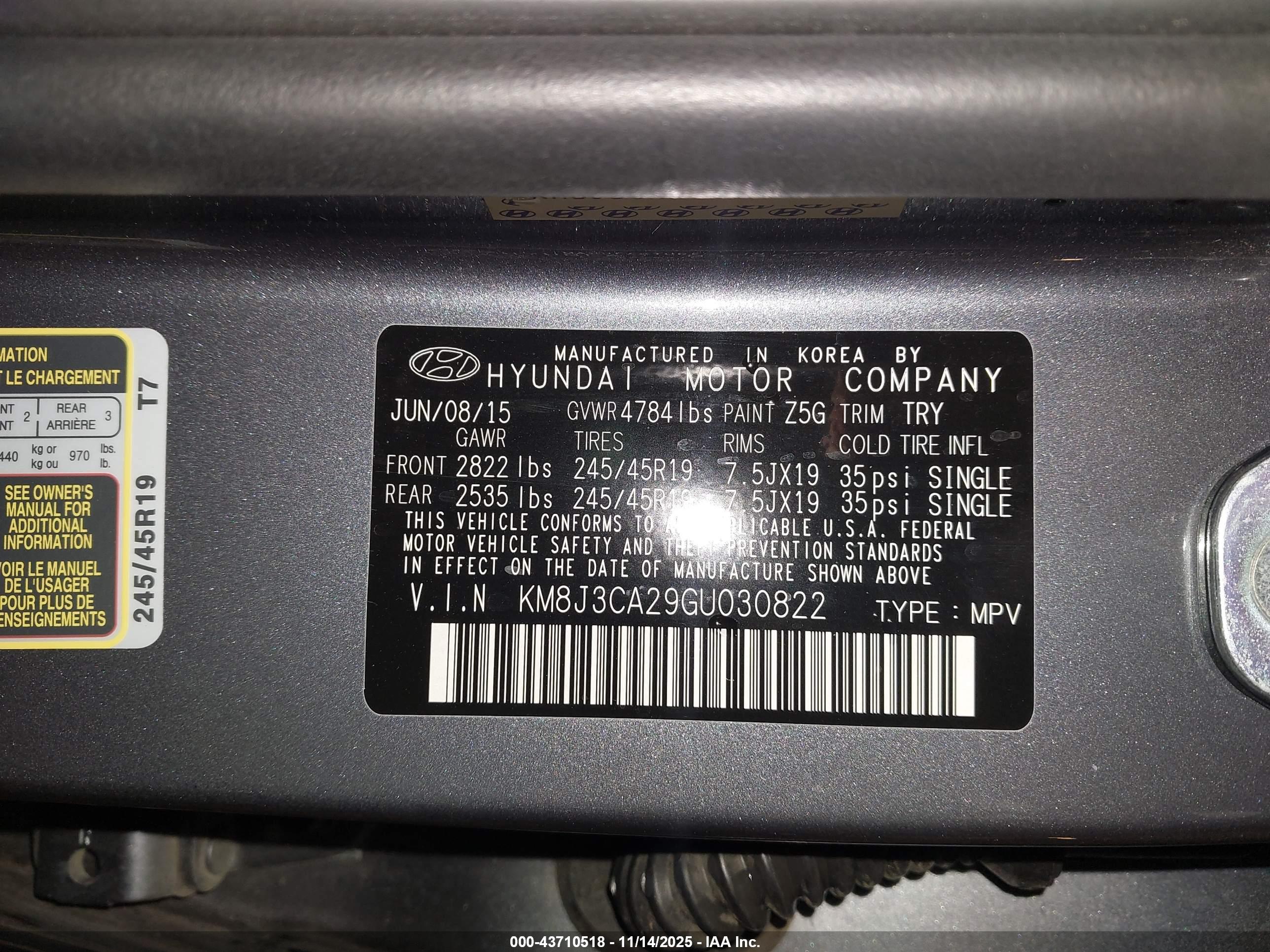 HYUNDAI TUCSON image 9
