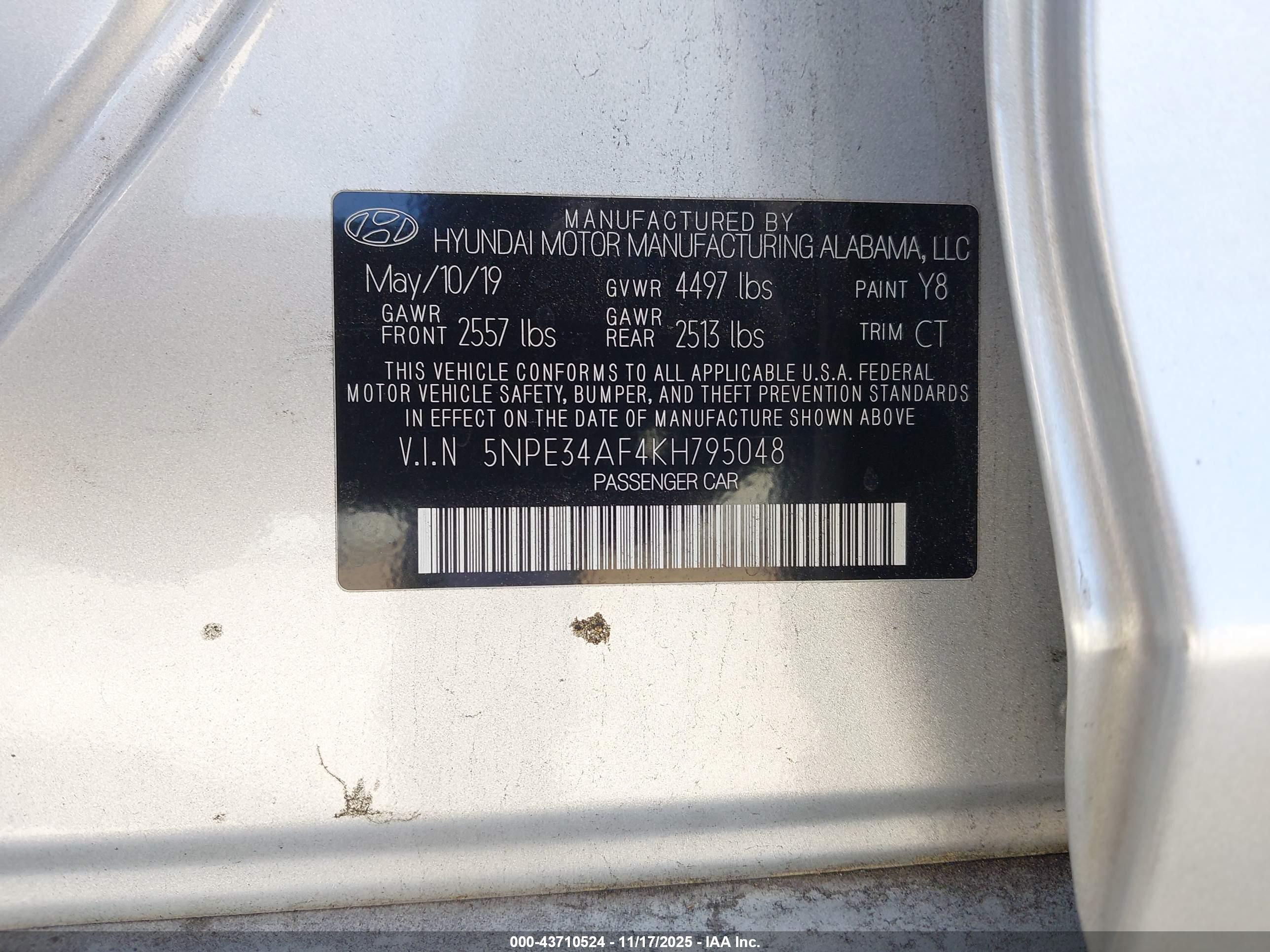 HYUNDAI SONATA image 9