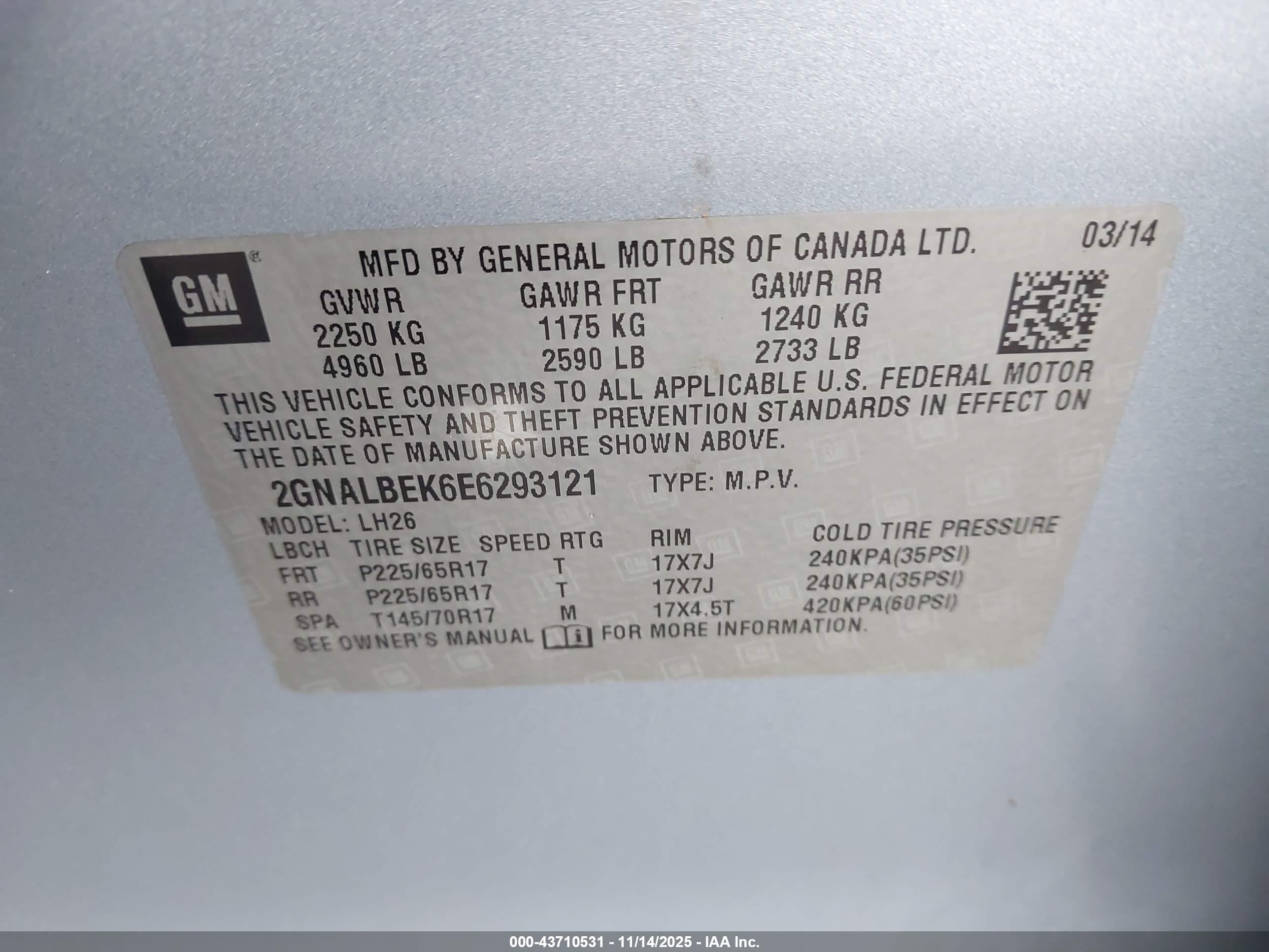 CHEVROLET EQUINOX image 9