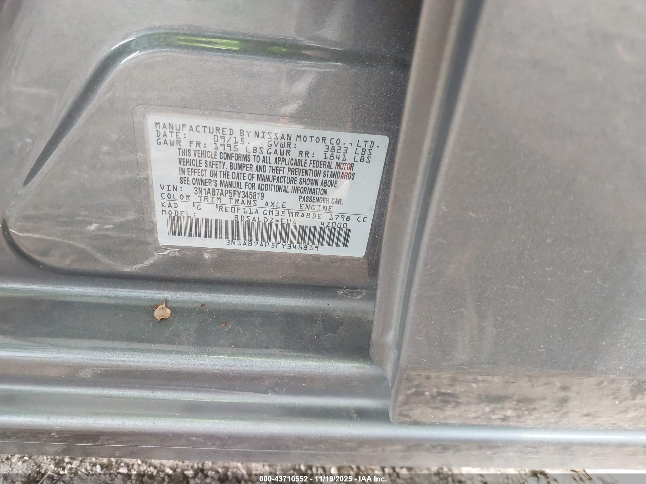 NISSAN SENTRA image 9