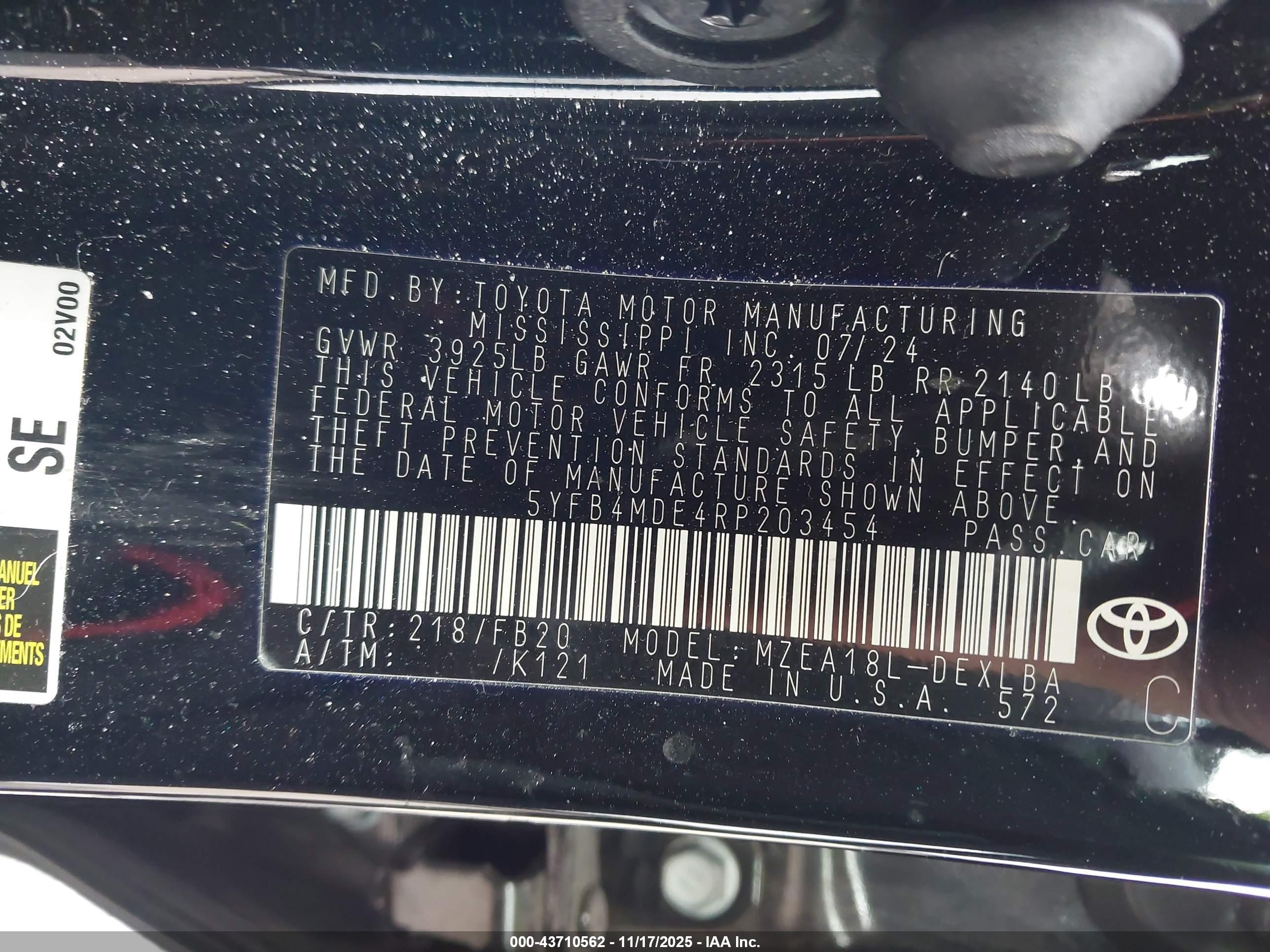 TOYOTA COROLLA image 9
