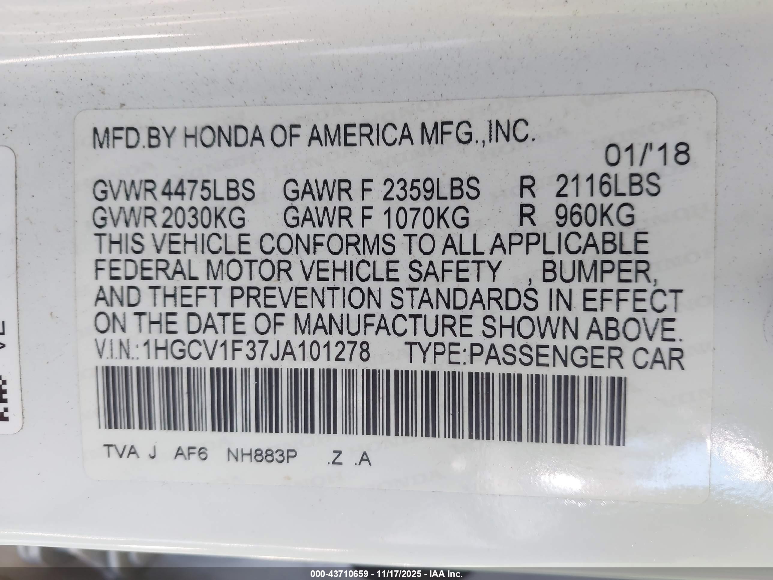 HONDA ACCORD image 9