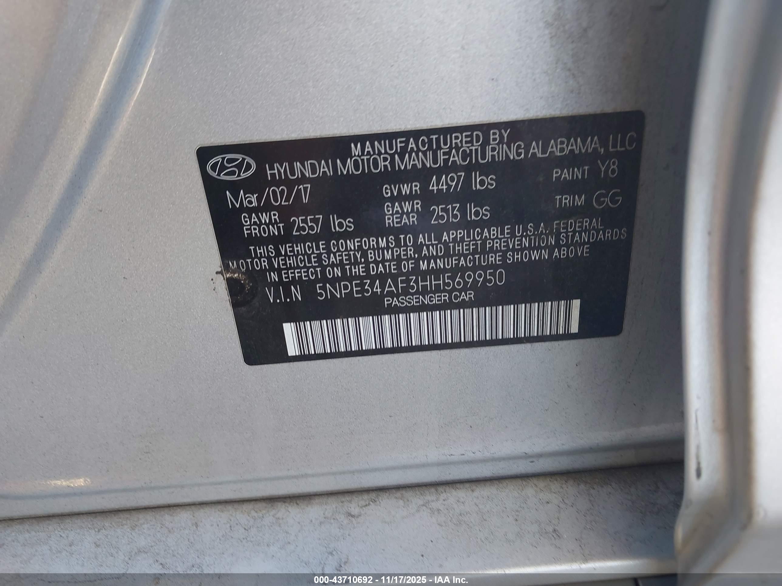 HYUNDAI SONATA image 9