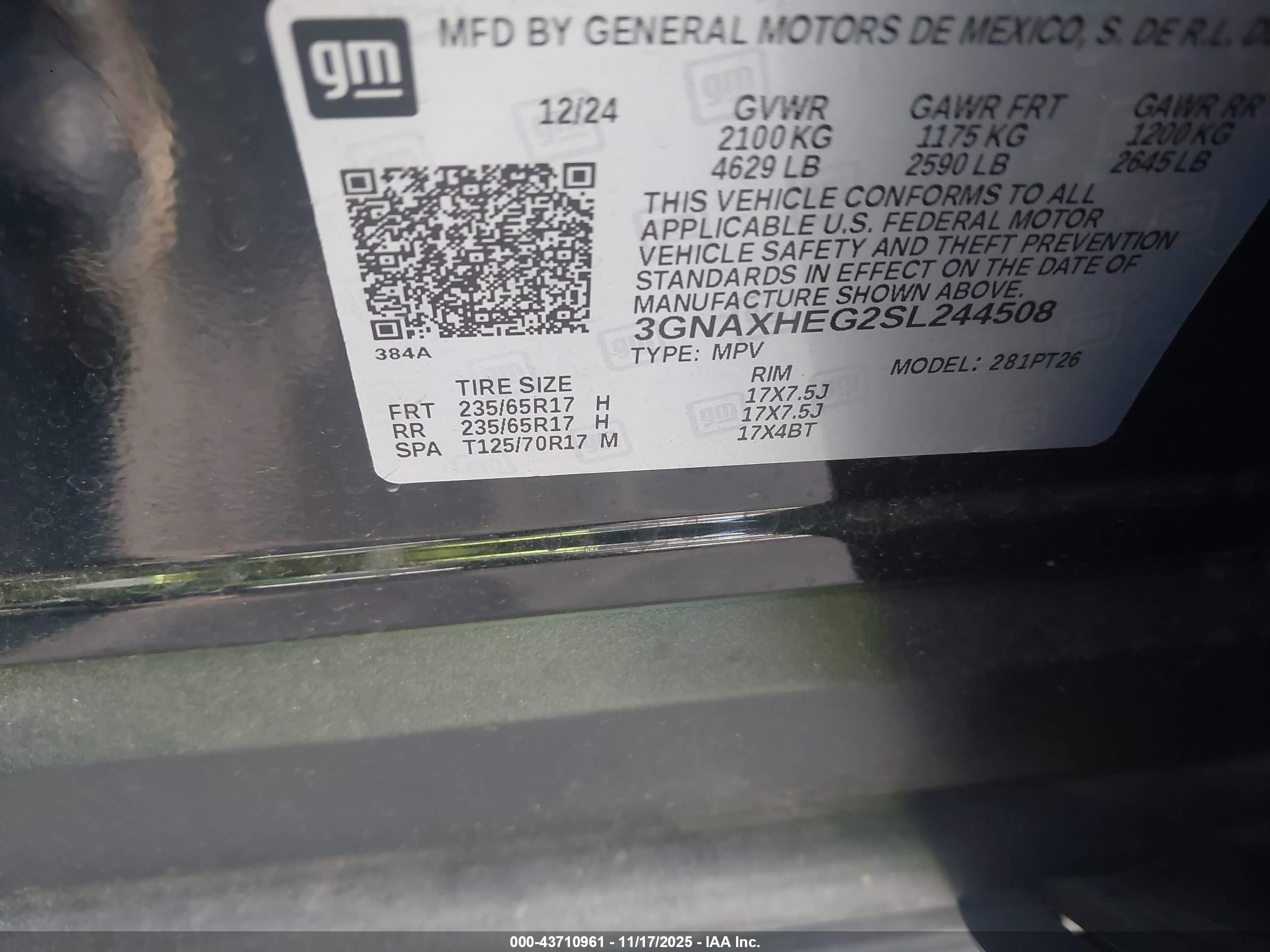 CHEVROLET EQUINOX image 9