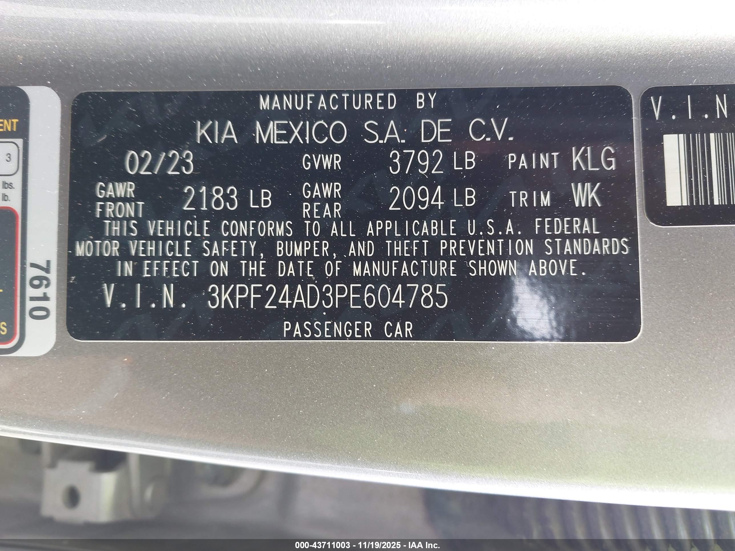 KIA FORTE image 9