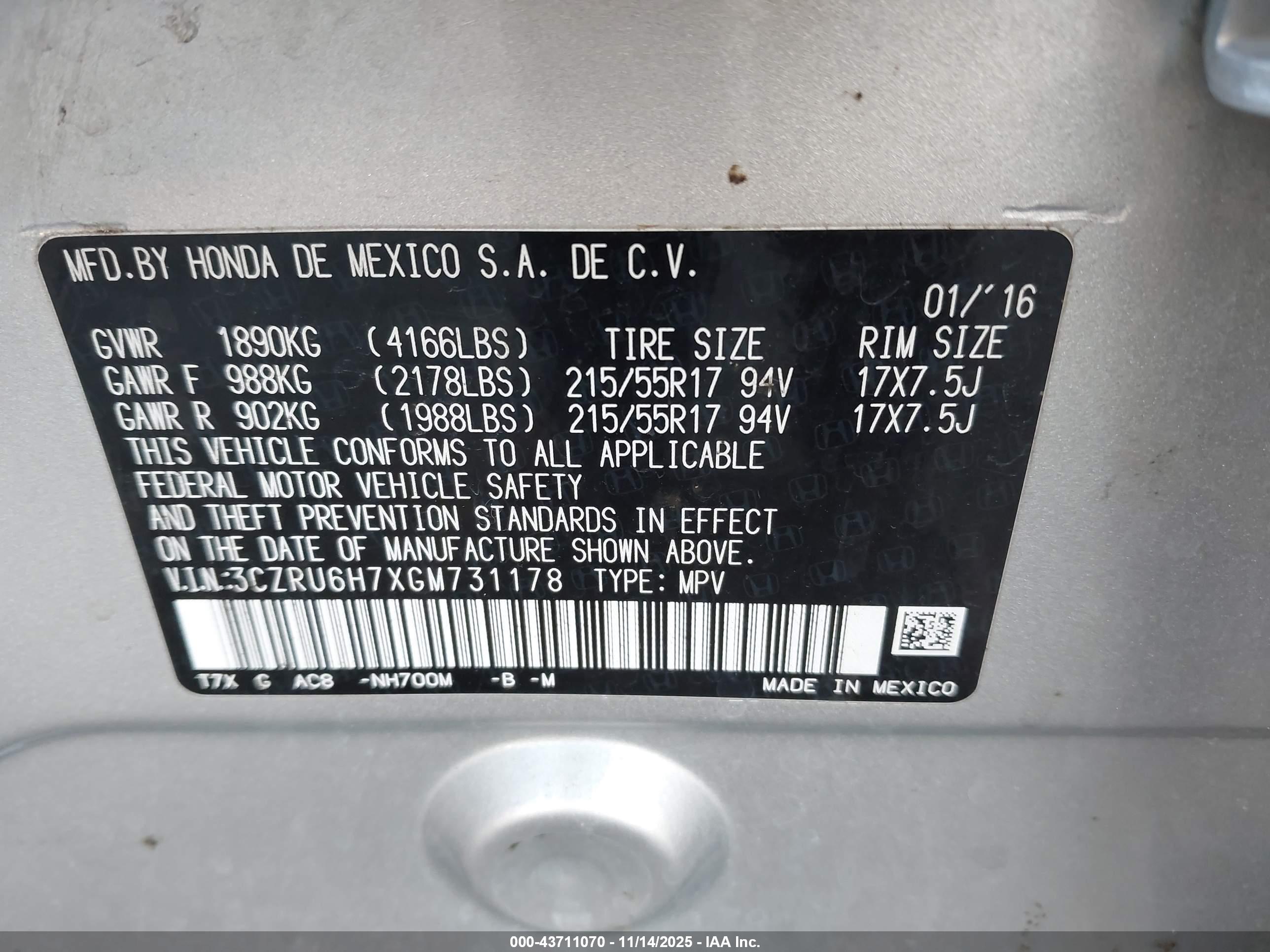HONDA HR-V image 9