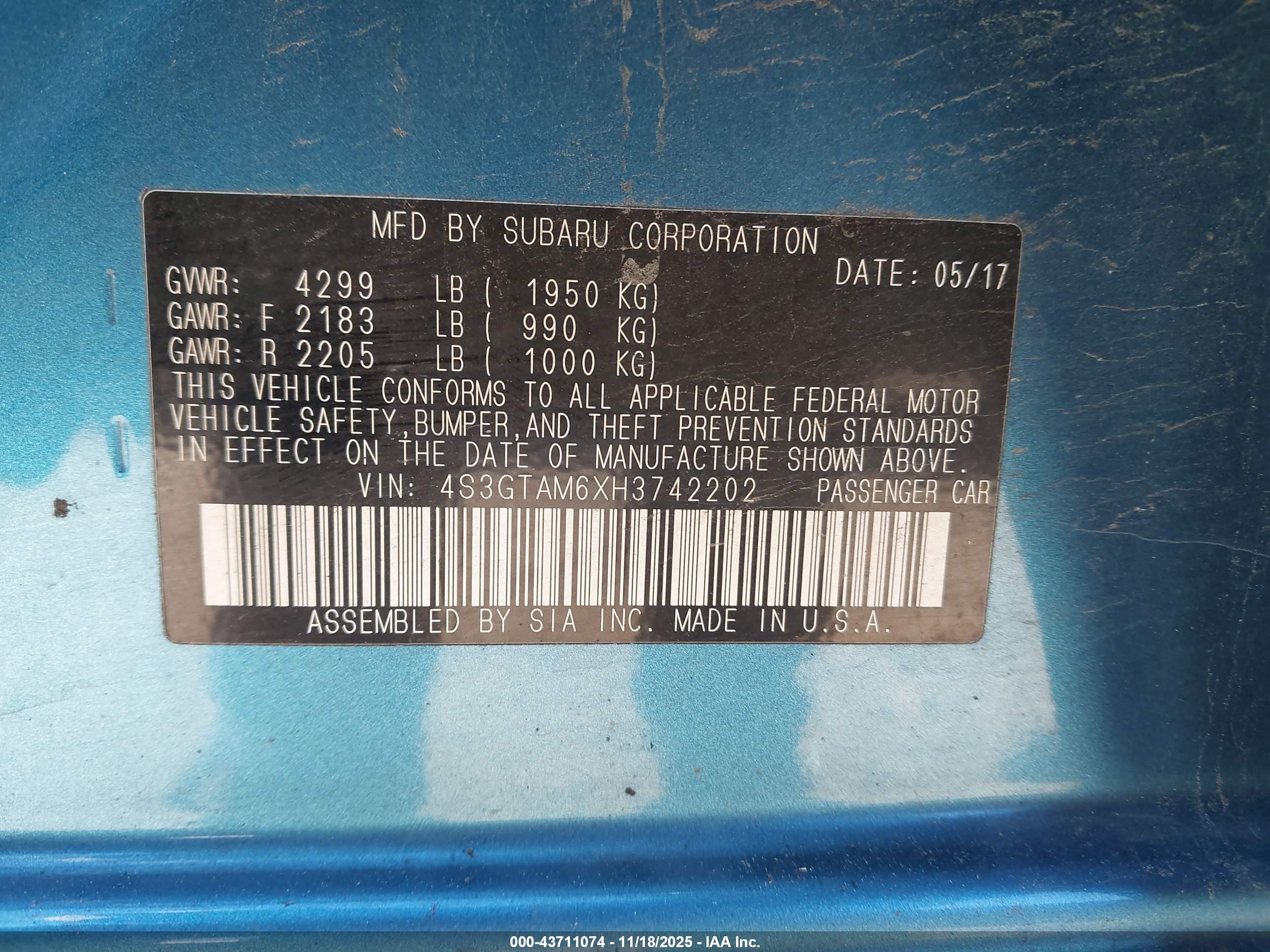 SUBARU IMPREZA image 9