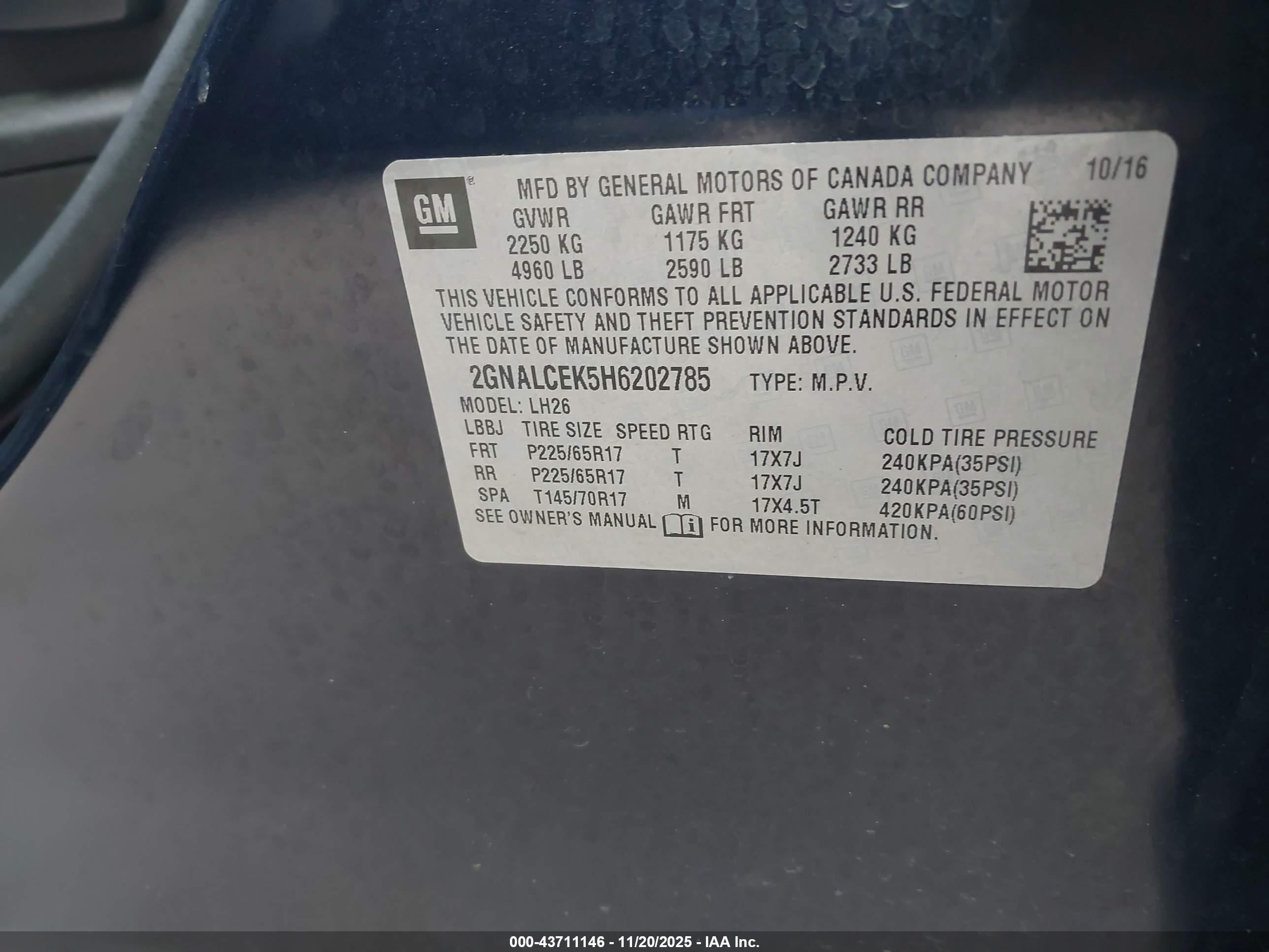 CHEVROLET EQUINOX image 9
