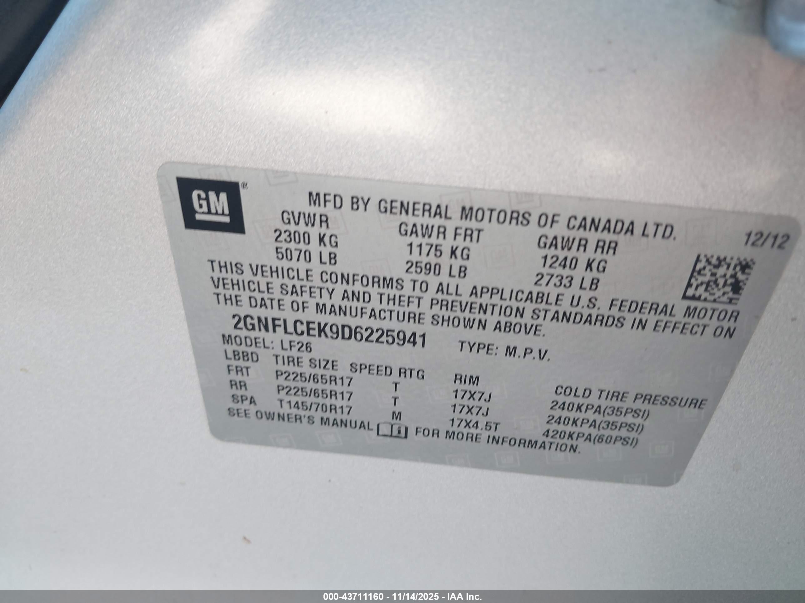 CHEVROLET EQUINOX image 9