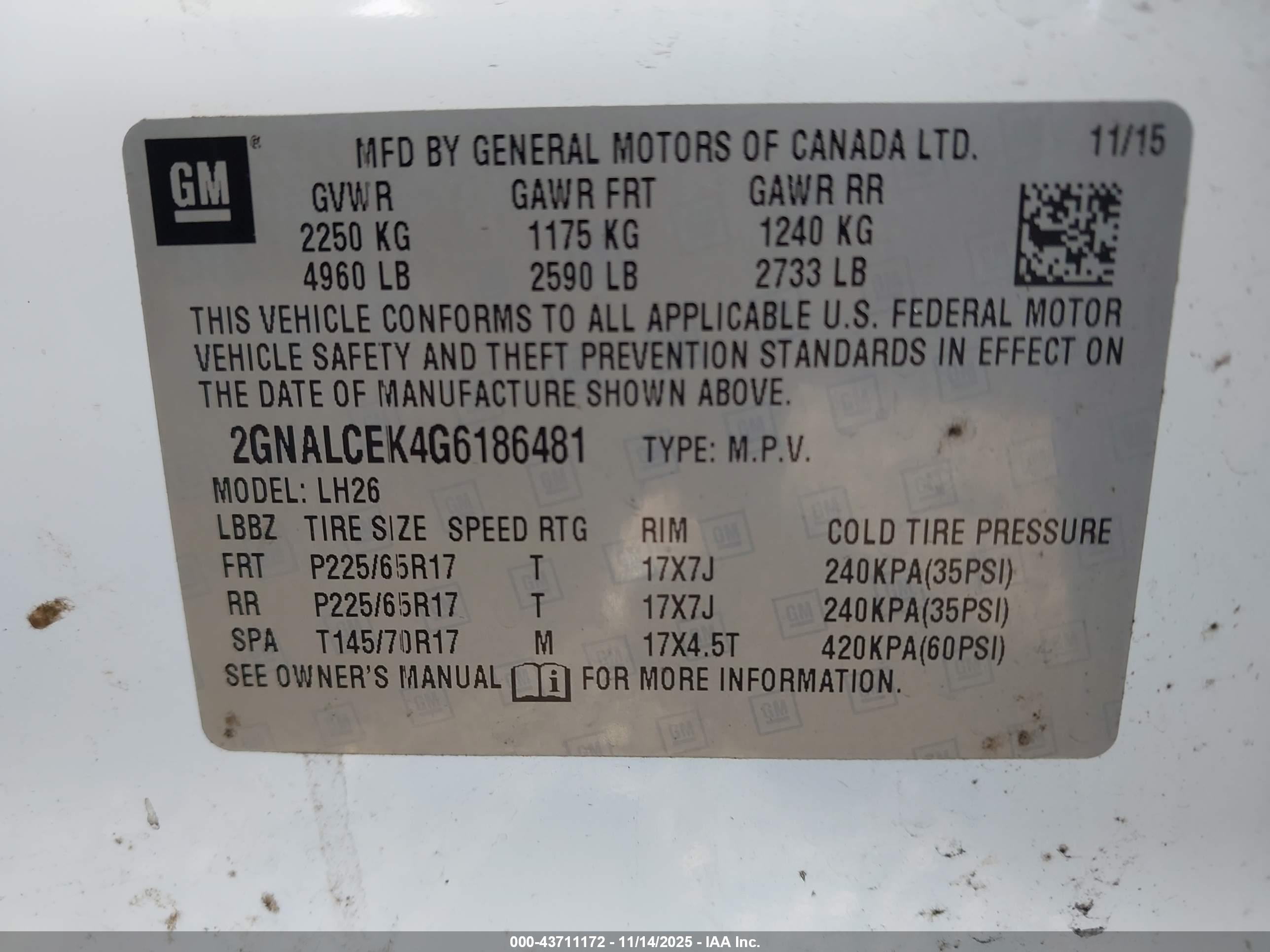 CHEVROLET EQUINOX image 9