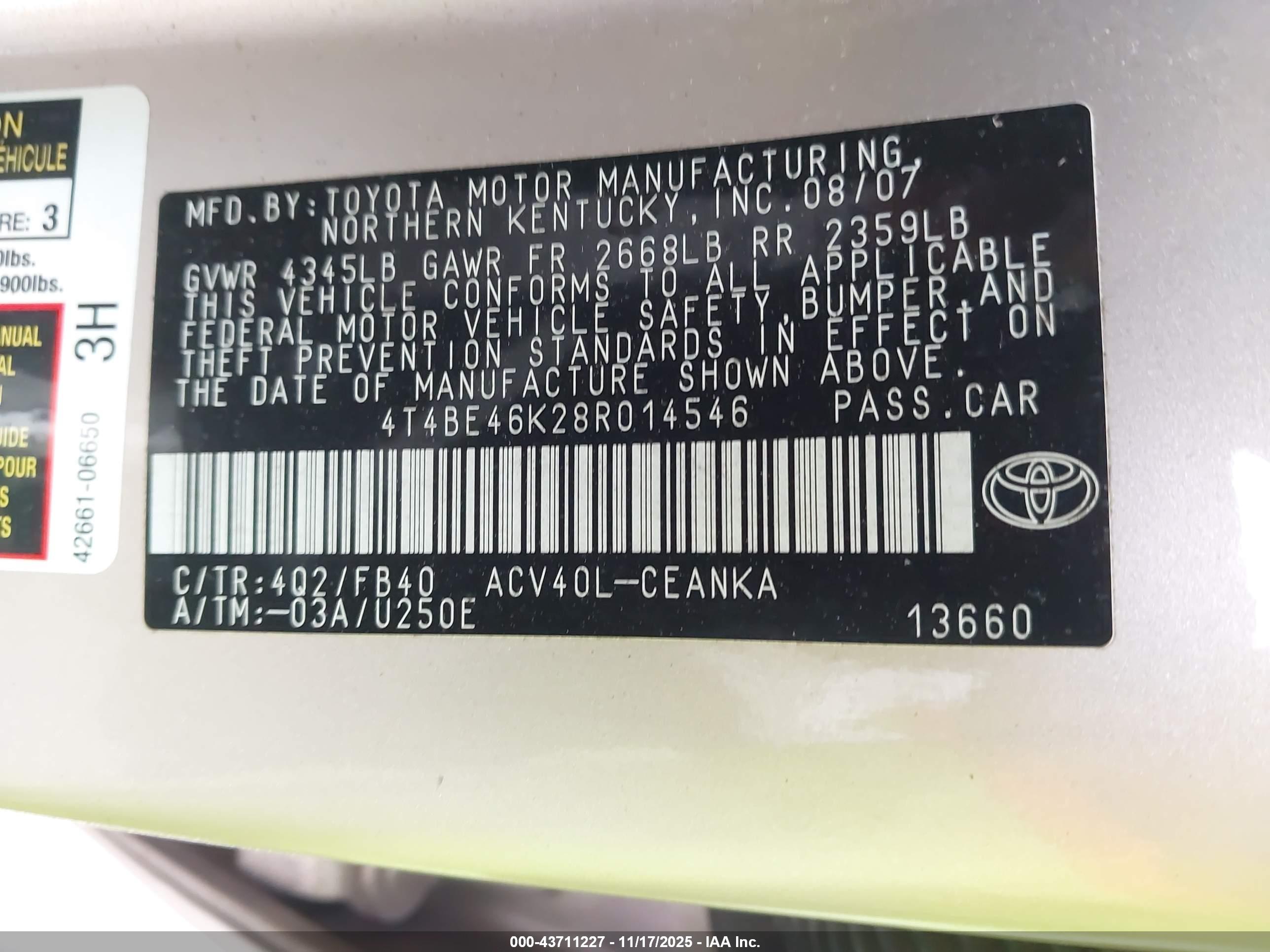 TOYOTA CAMRY image 9