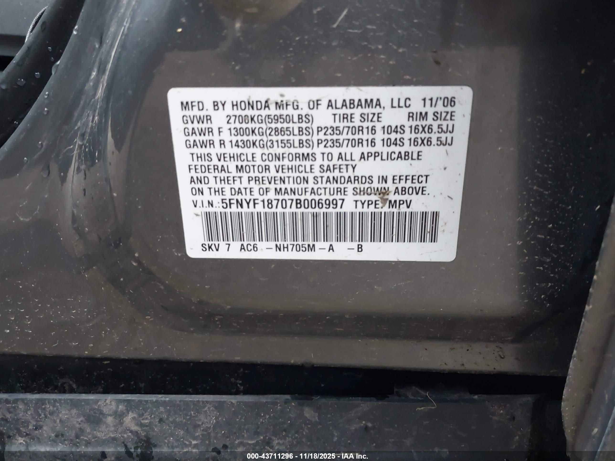 HONDA PILOT image 9
