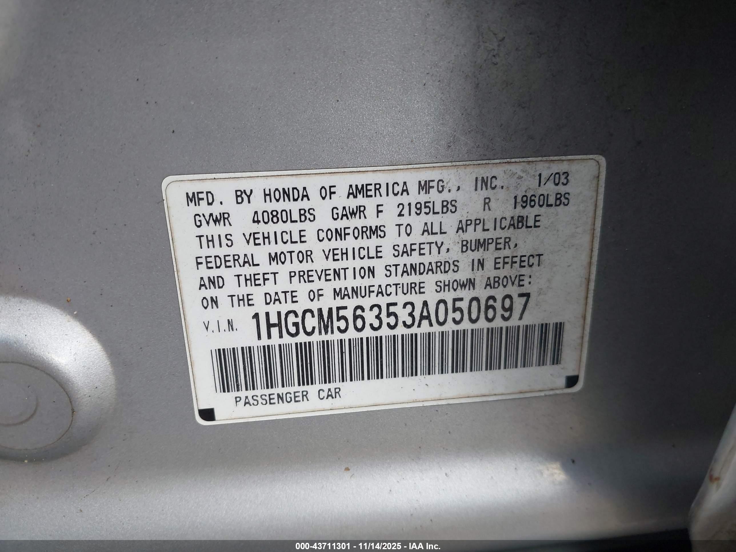 HONDA ACCORD image 9