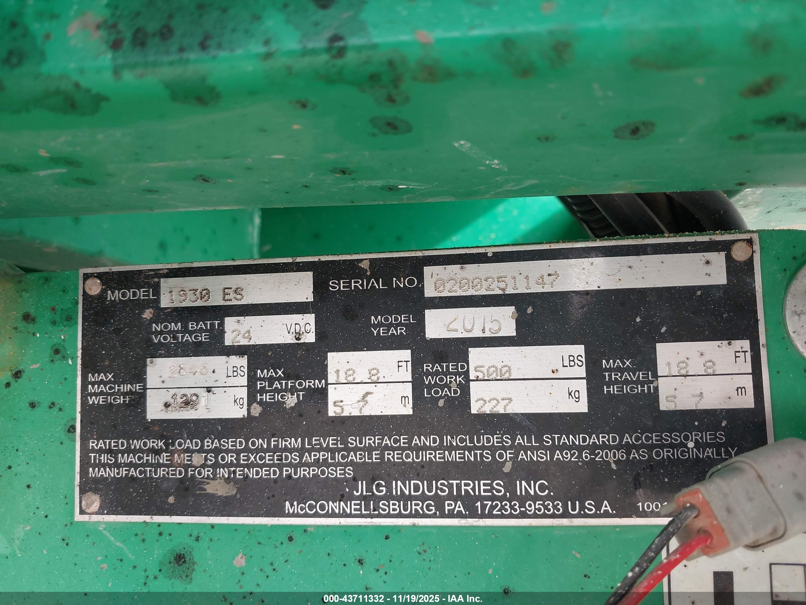 JLG LIFT image 10