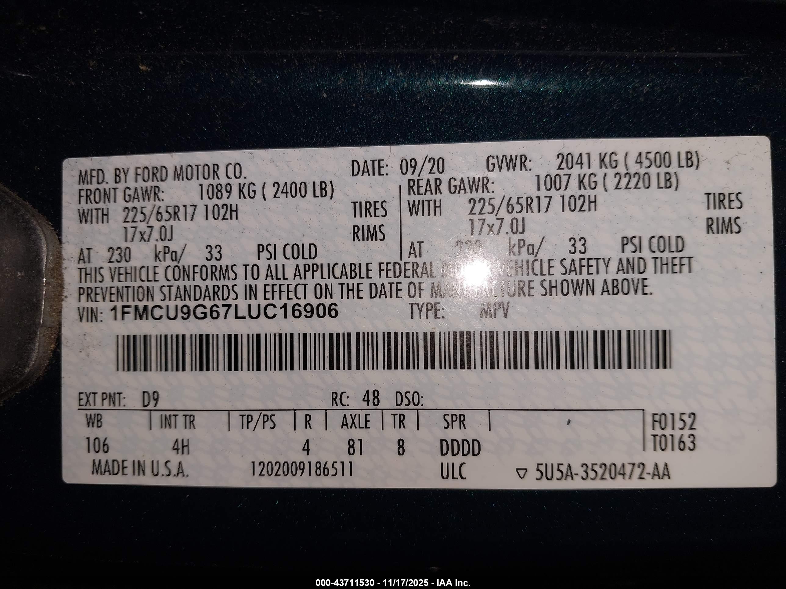 FORD ESCAPE image 9