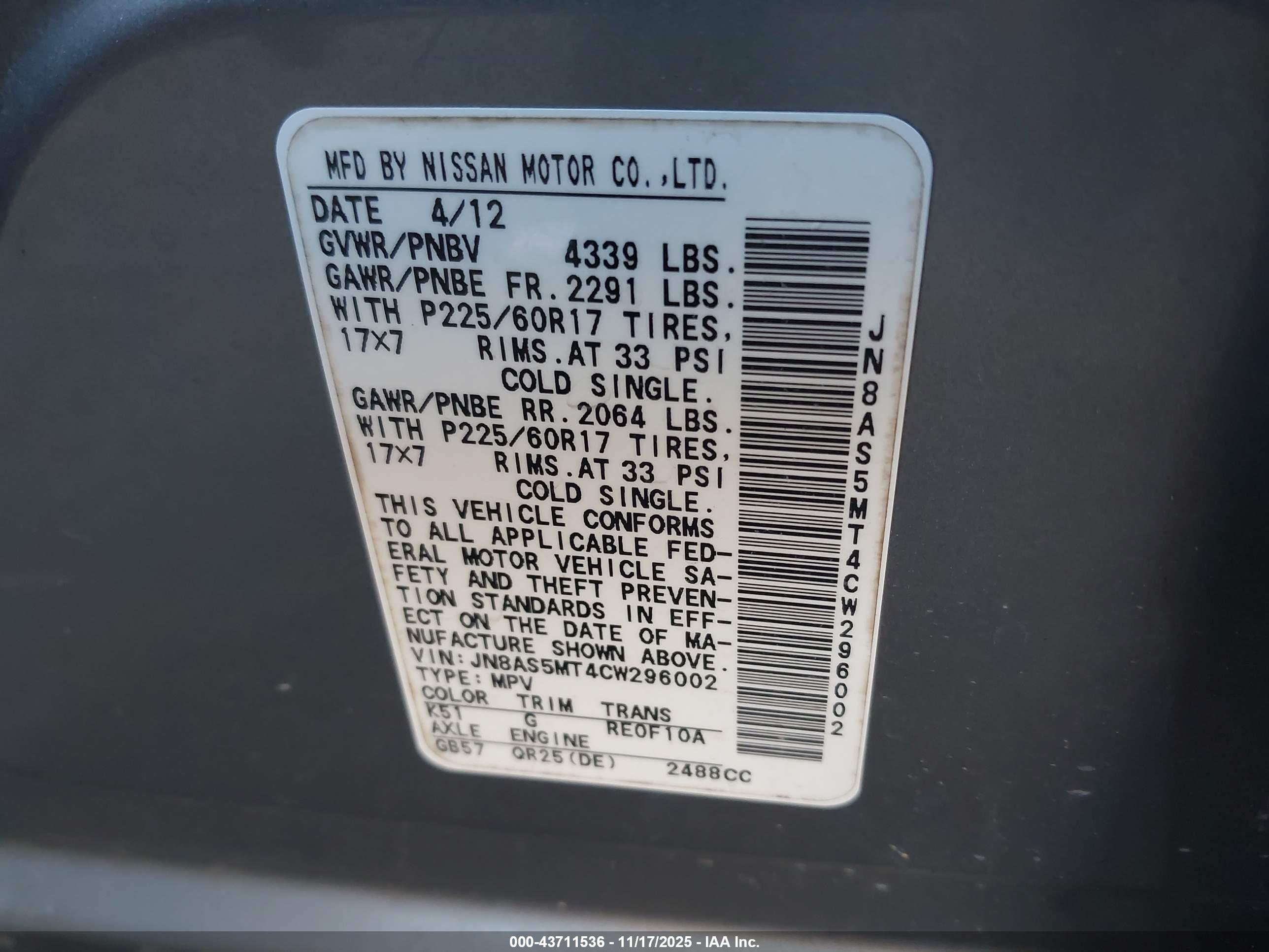 NISSAN ROGUE image 9