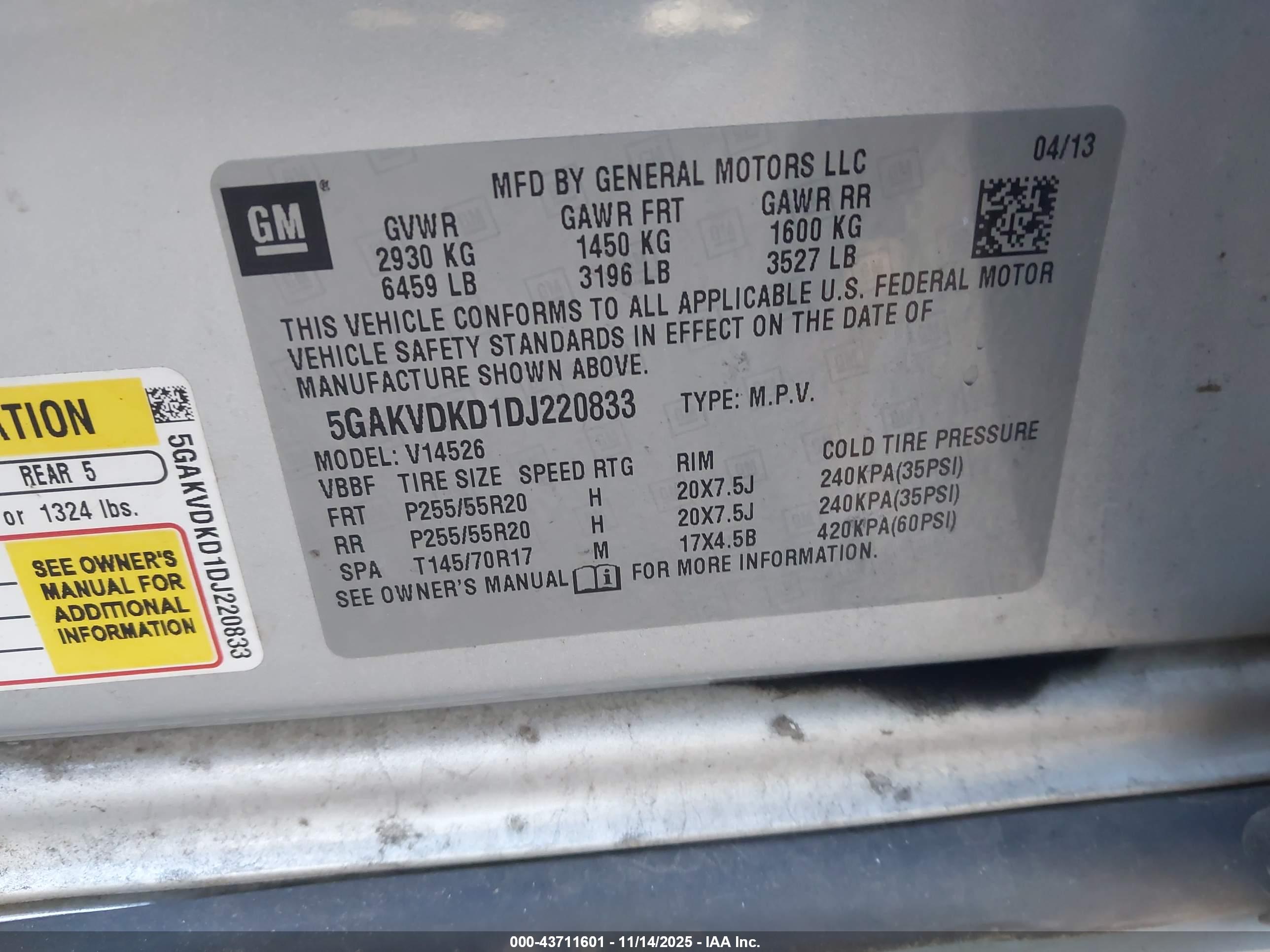 BUICK ENCLAVE image 9