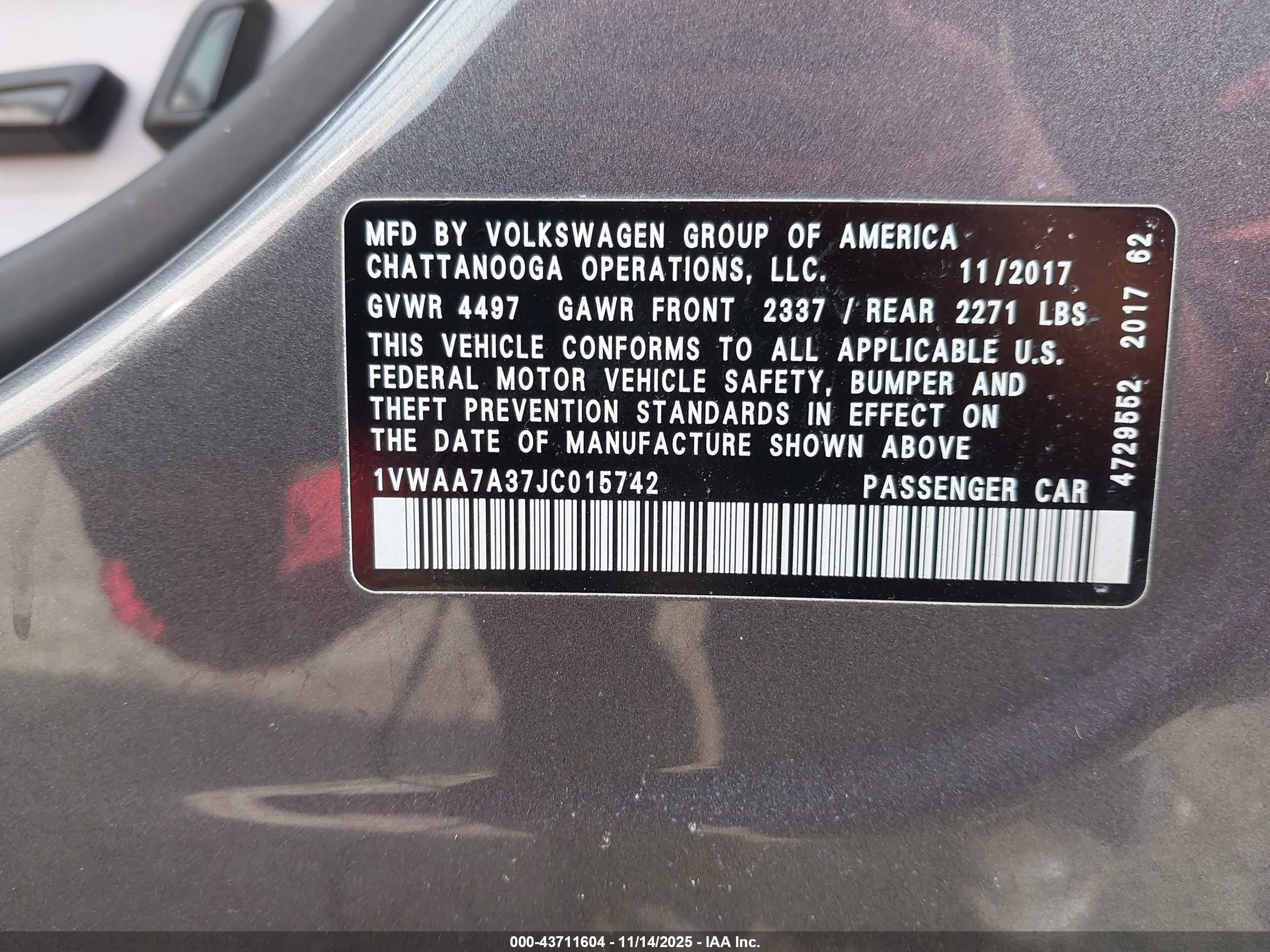 VOLKSWAGEN PASSAT image 9