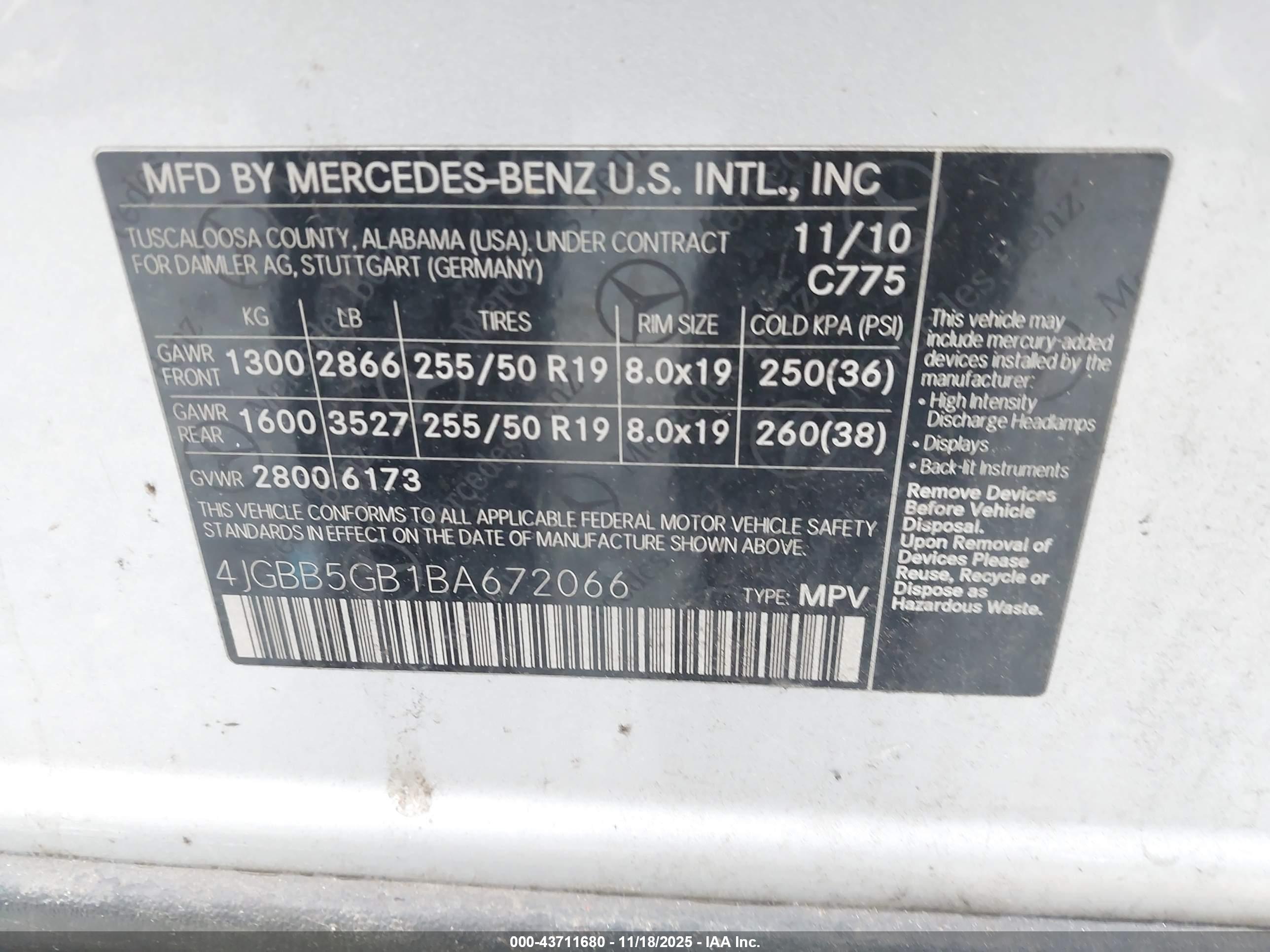 MERCEDES-BENZ ML image 9