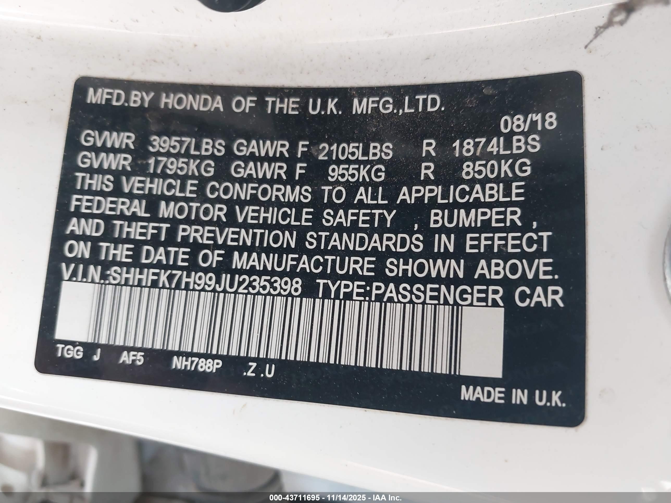 HONDA CIVIC image 9