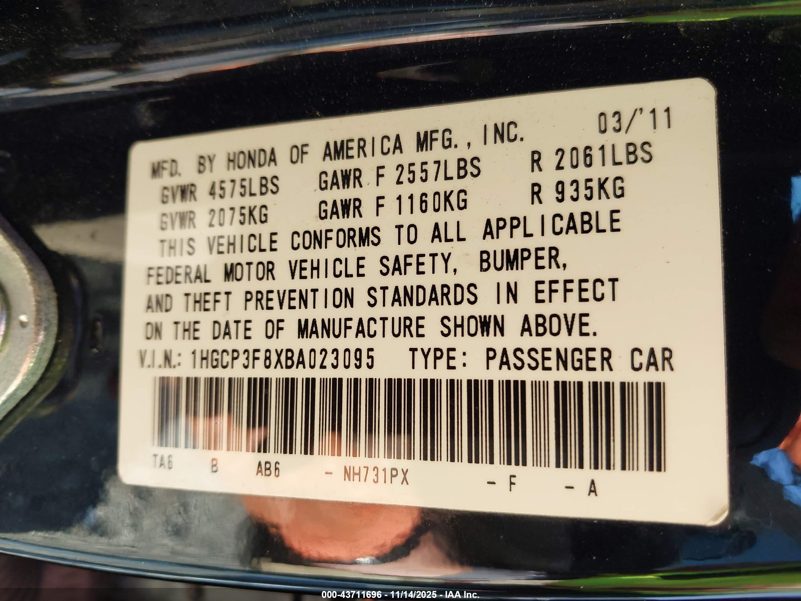 HONDA ACCORD image 9
