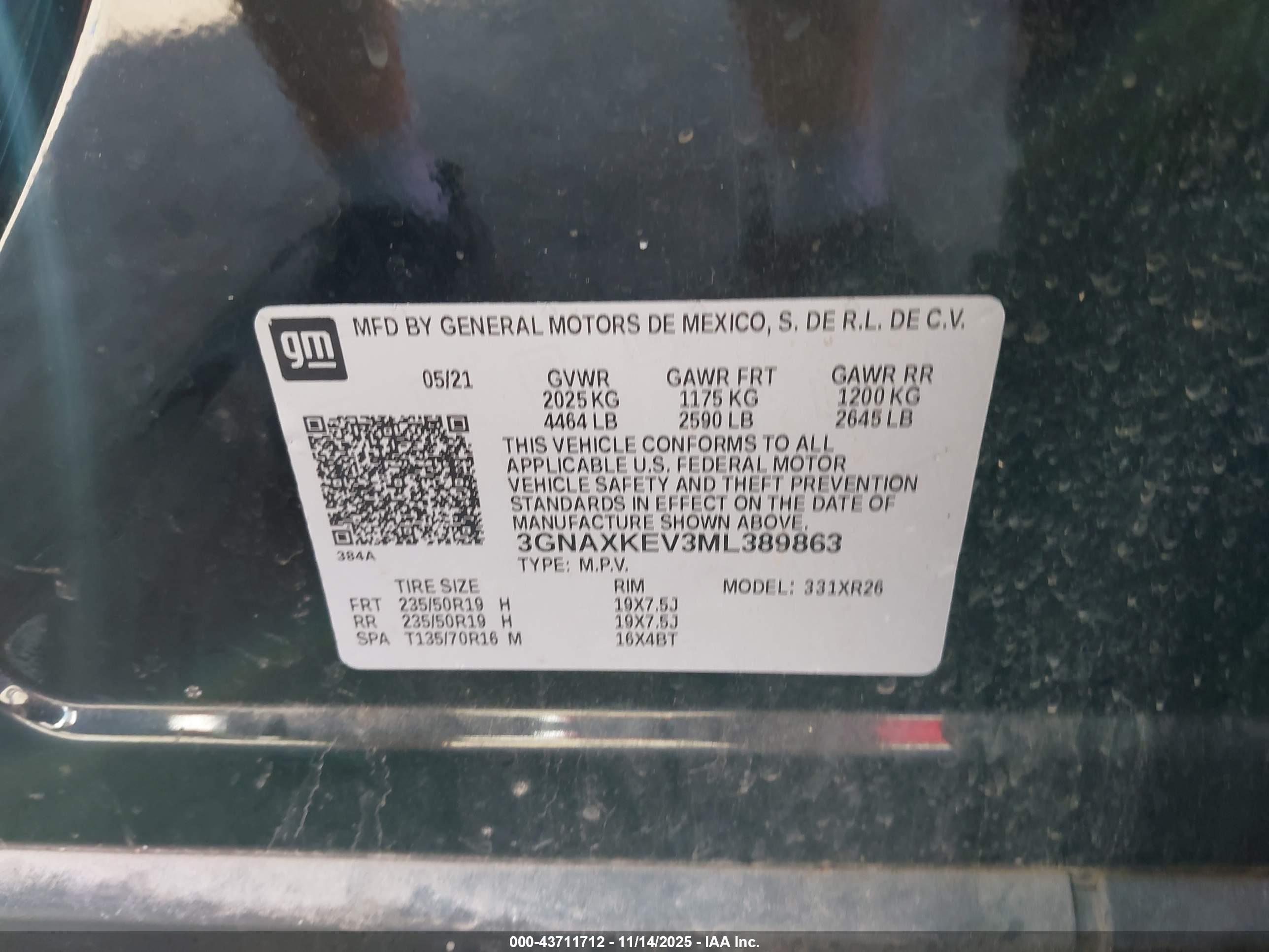 CHEVROLET EQUINOX image 9
