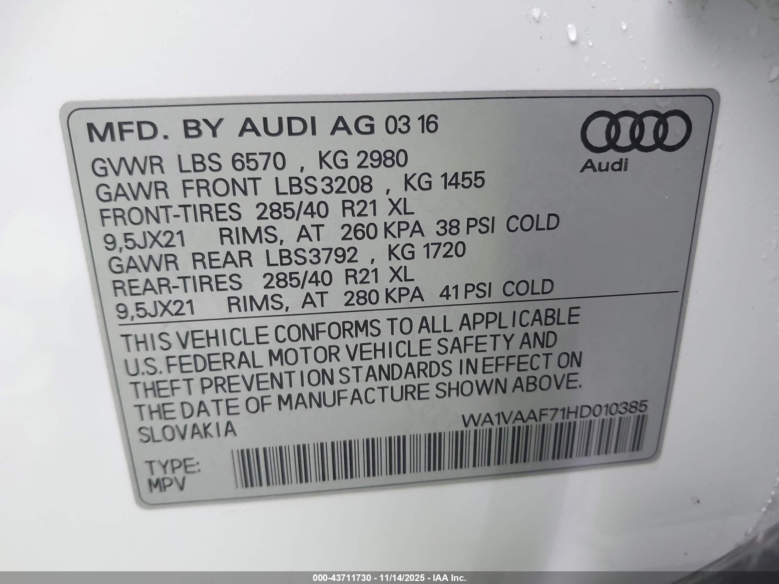 AUDI Q7 image 9