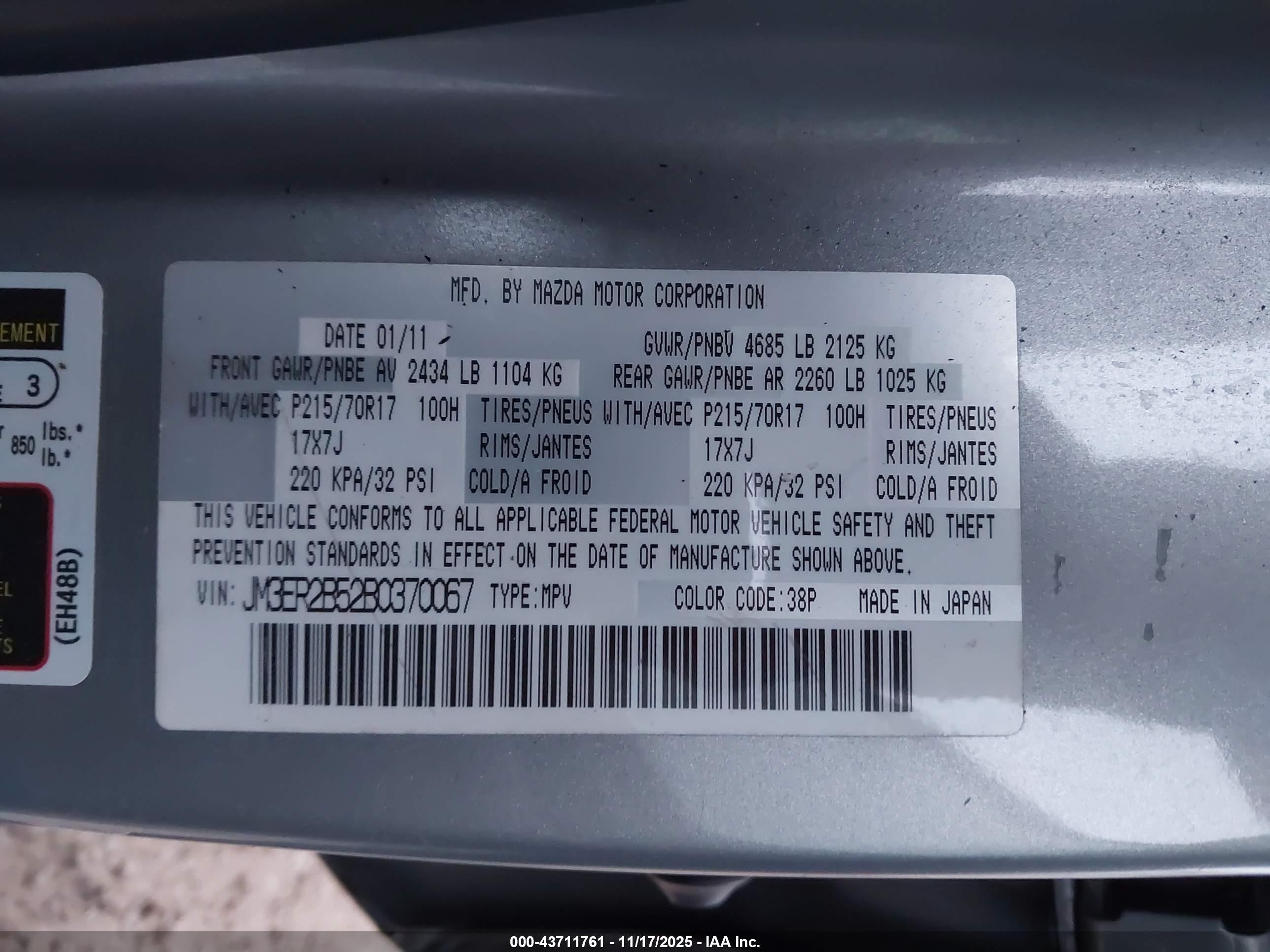 MAZDA CX-7 image 9