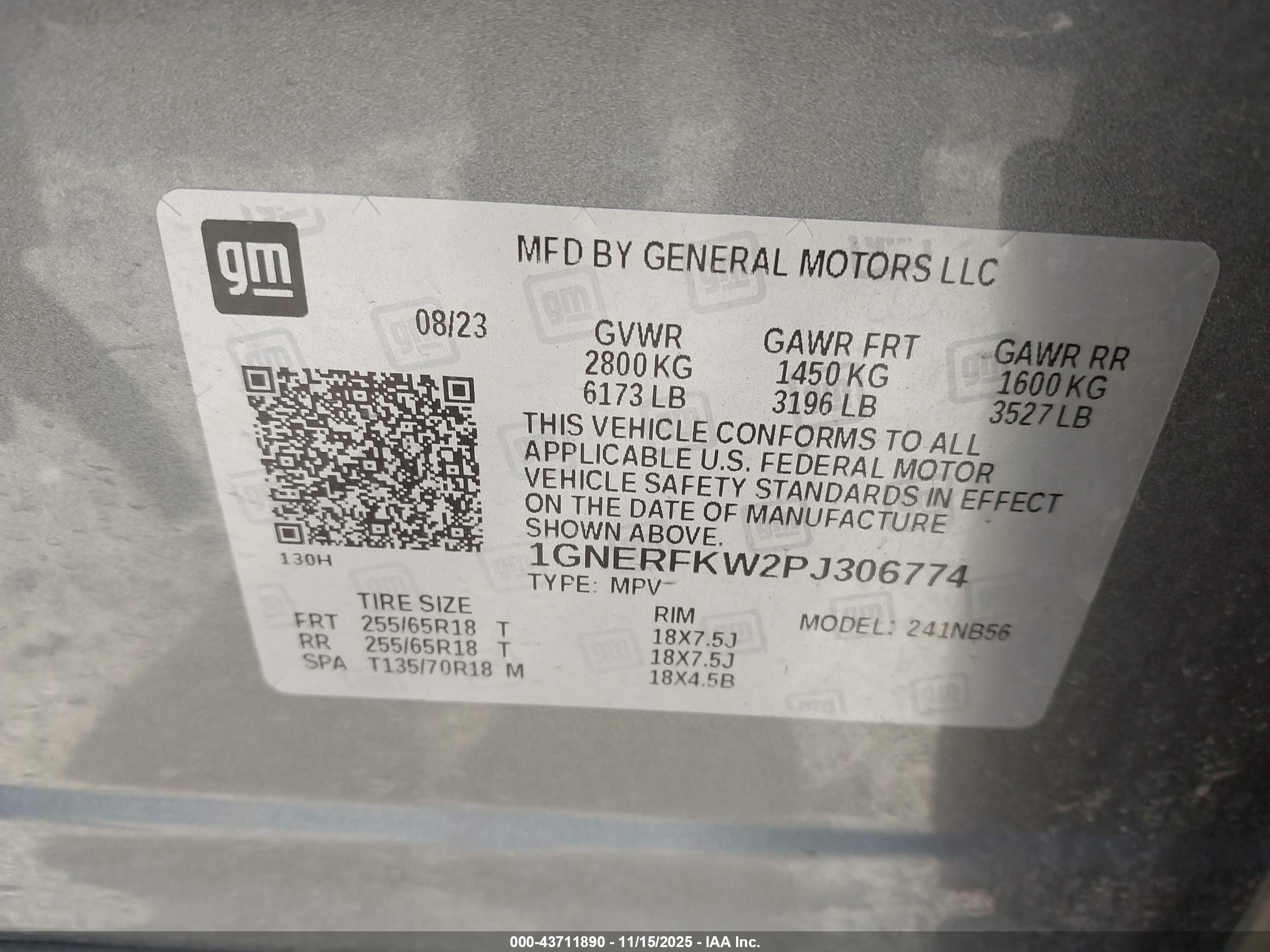 CHEVROLET TRAVERSE image 9