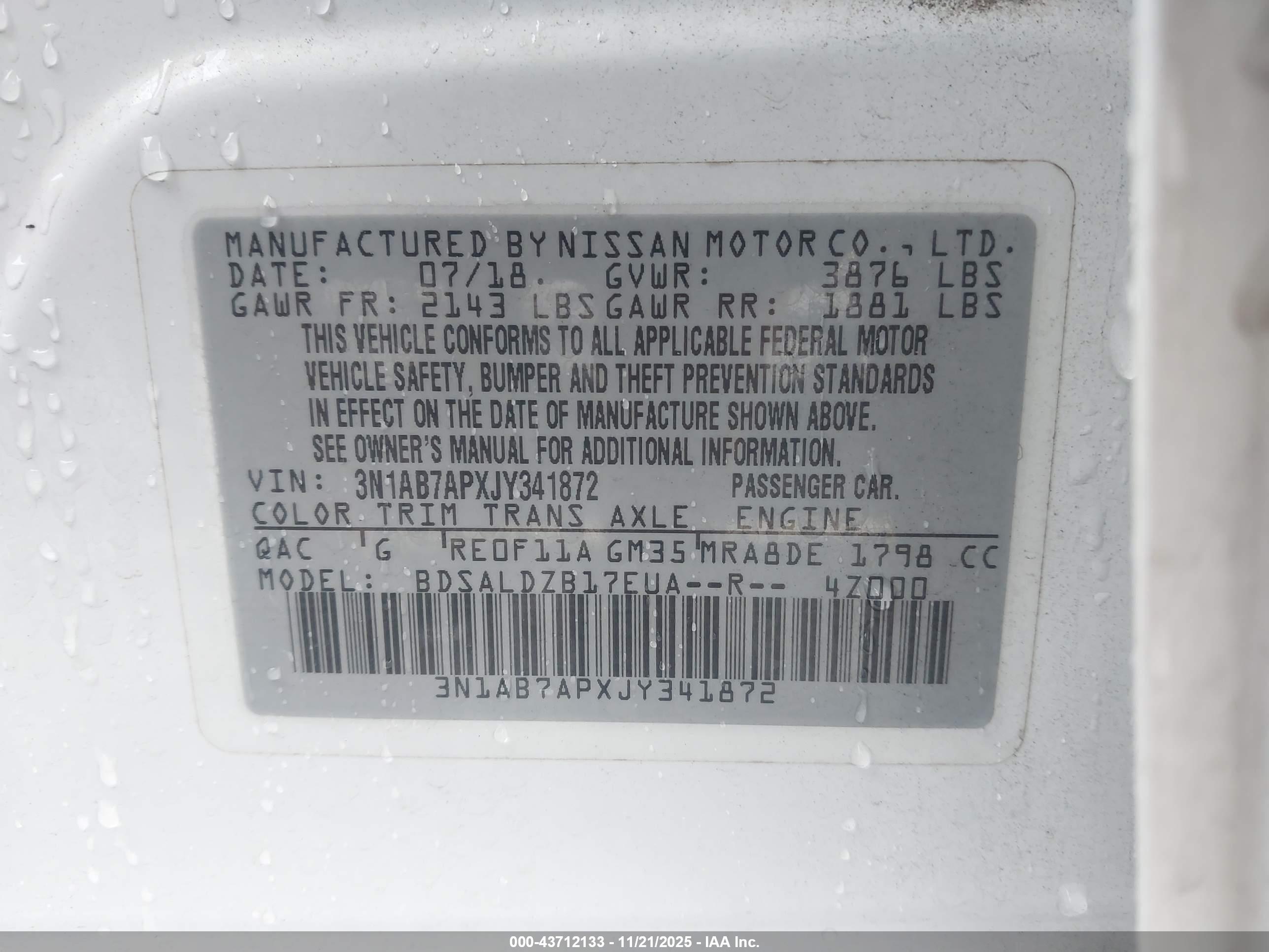 NISSAN SENTRA image 9