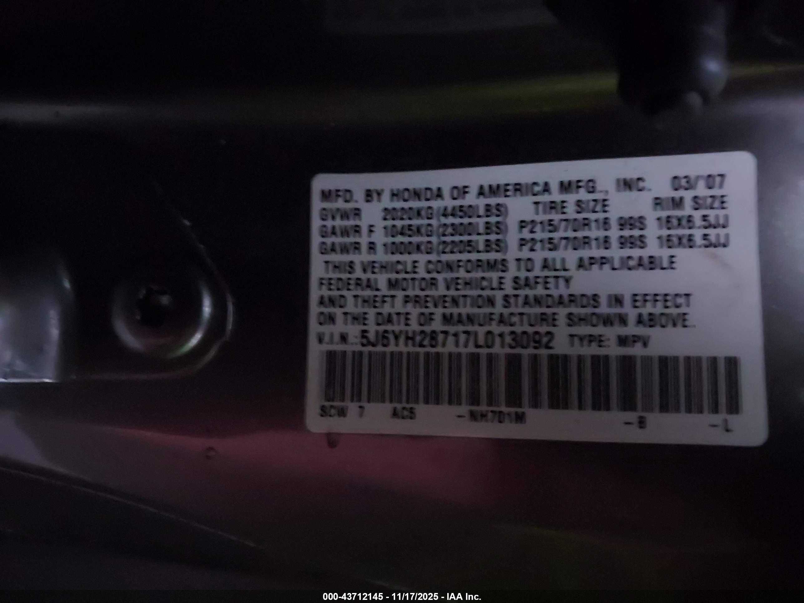 HONDA ELEMENT image 9