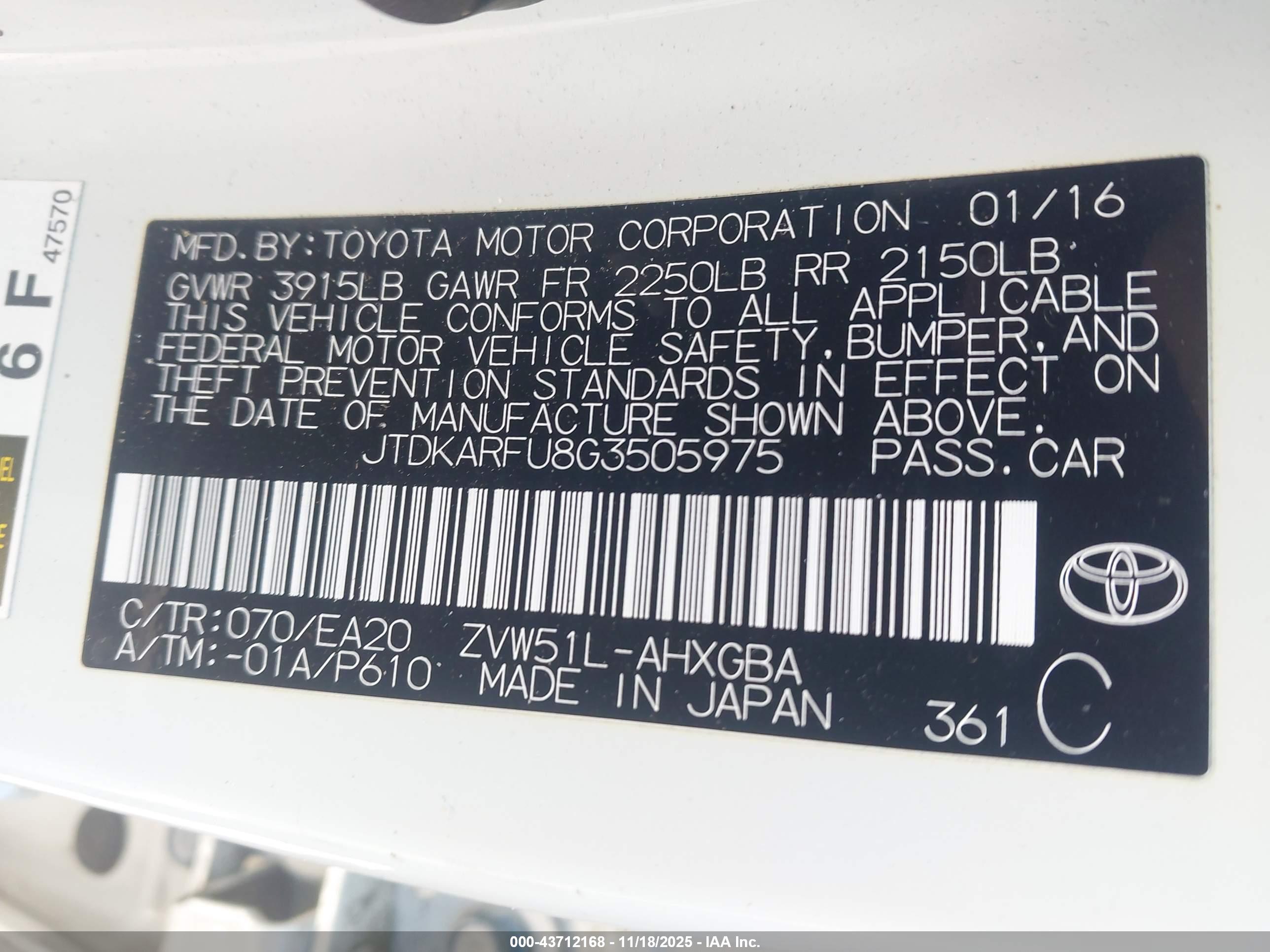 TOYOTA PRIUS image 9