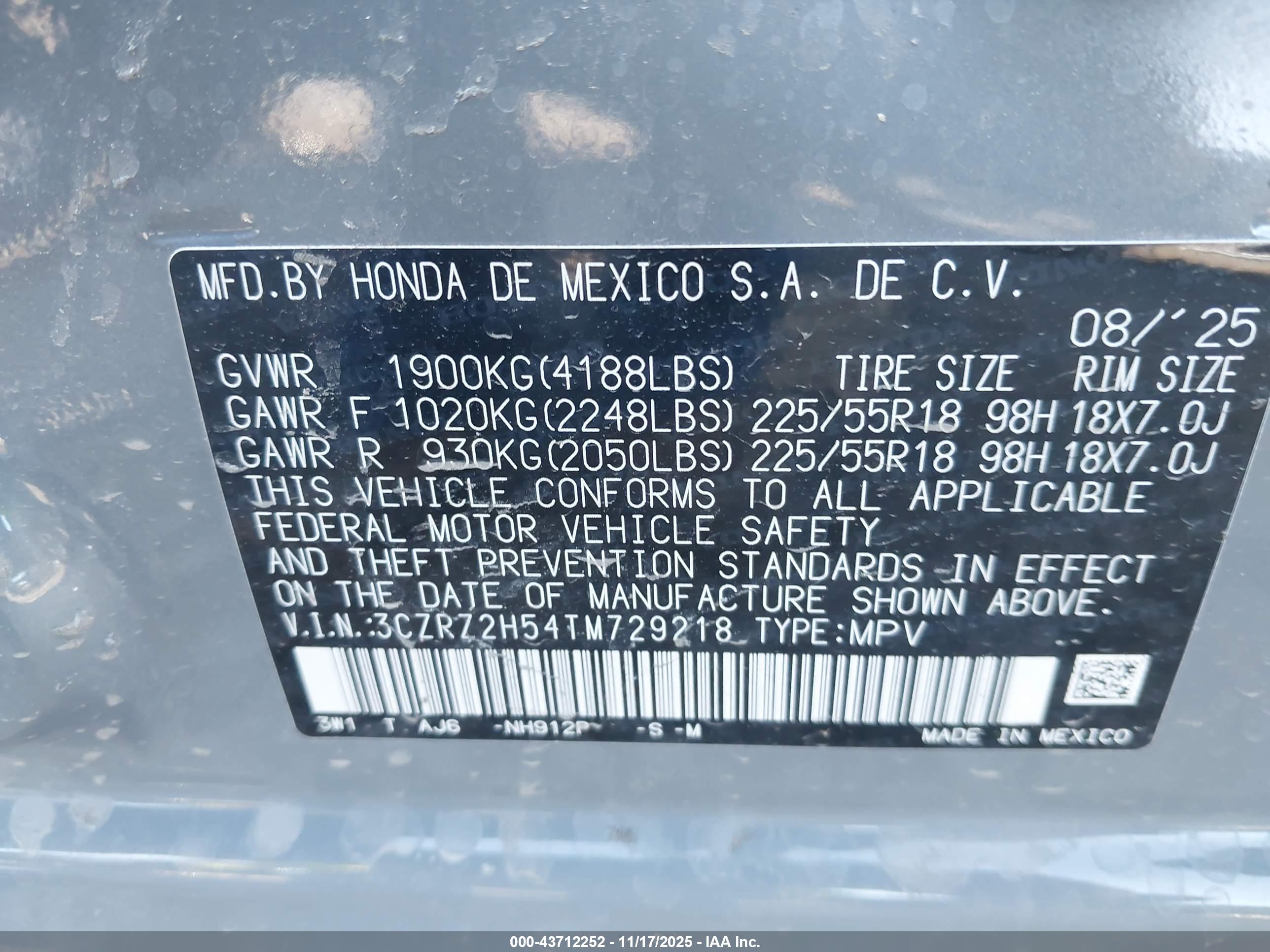 HONDA HR-V image 9