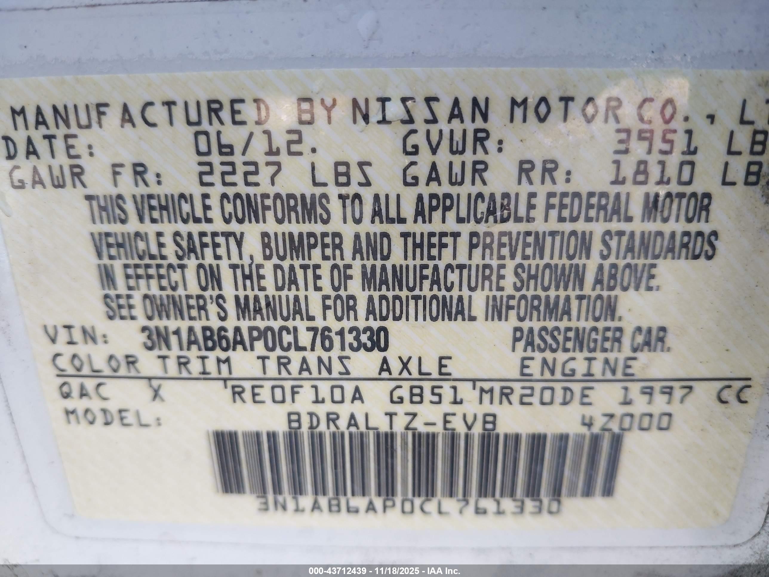 NISSAN SENTRA image 9