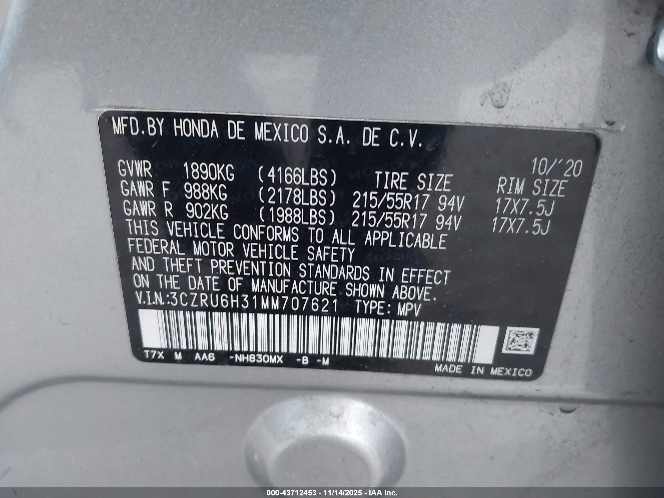 HONDA HR-V image 9