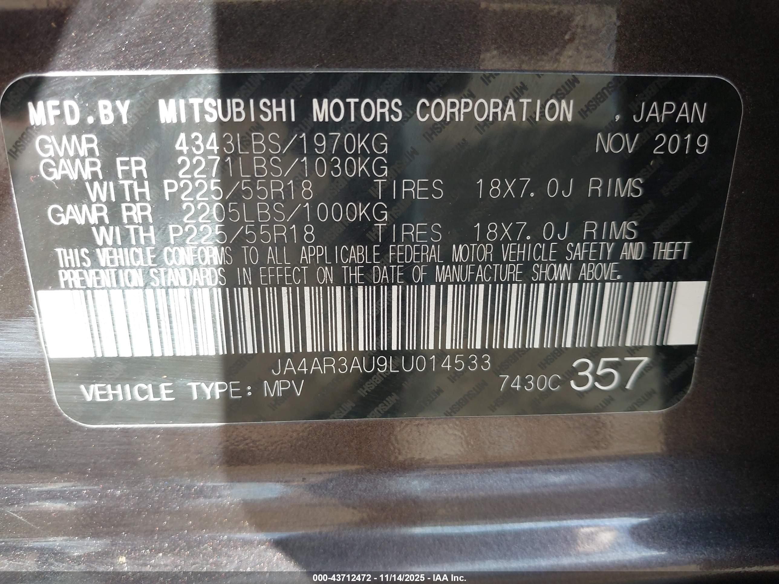 MITSUBISHI OUTLANDER image 9