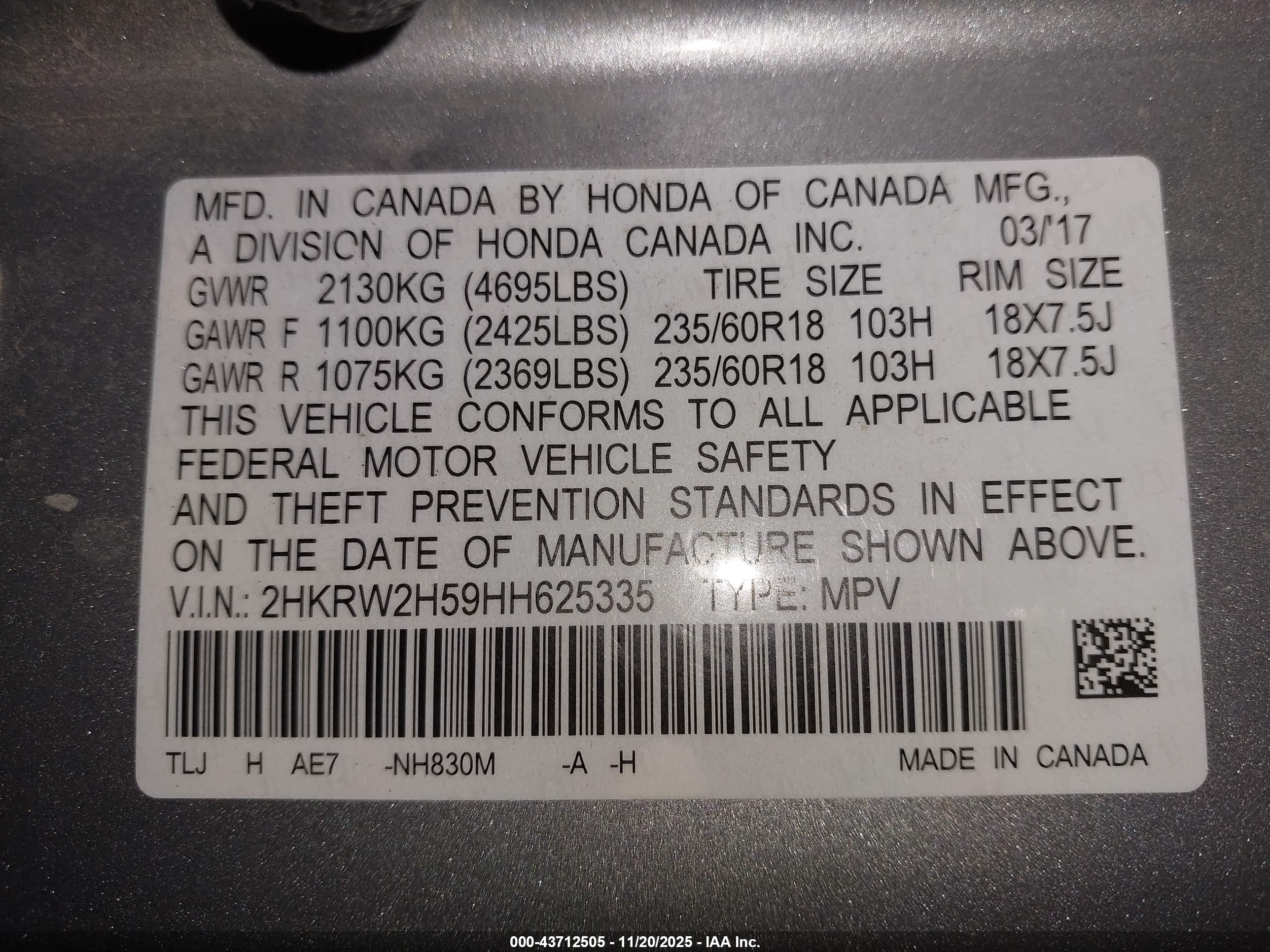 HONDA CR-V image 9
