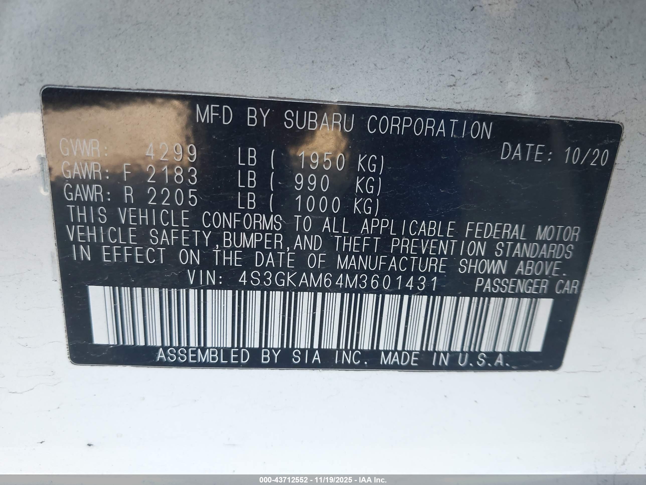 SUBARU IMPREZA image 9