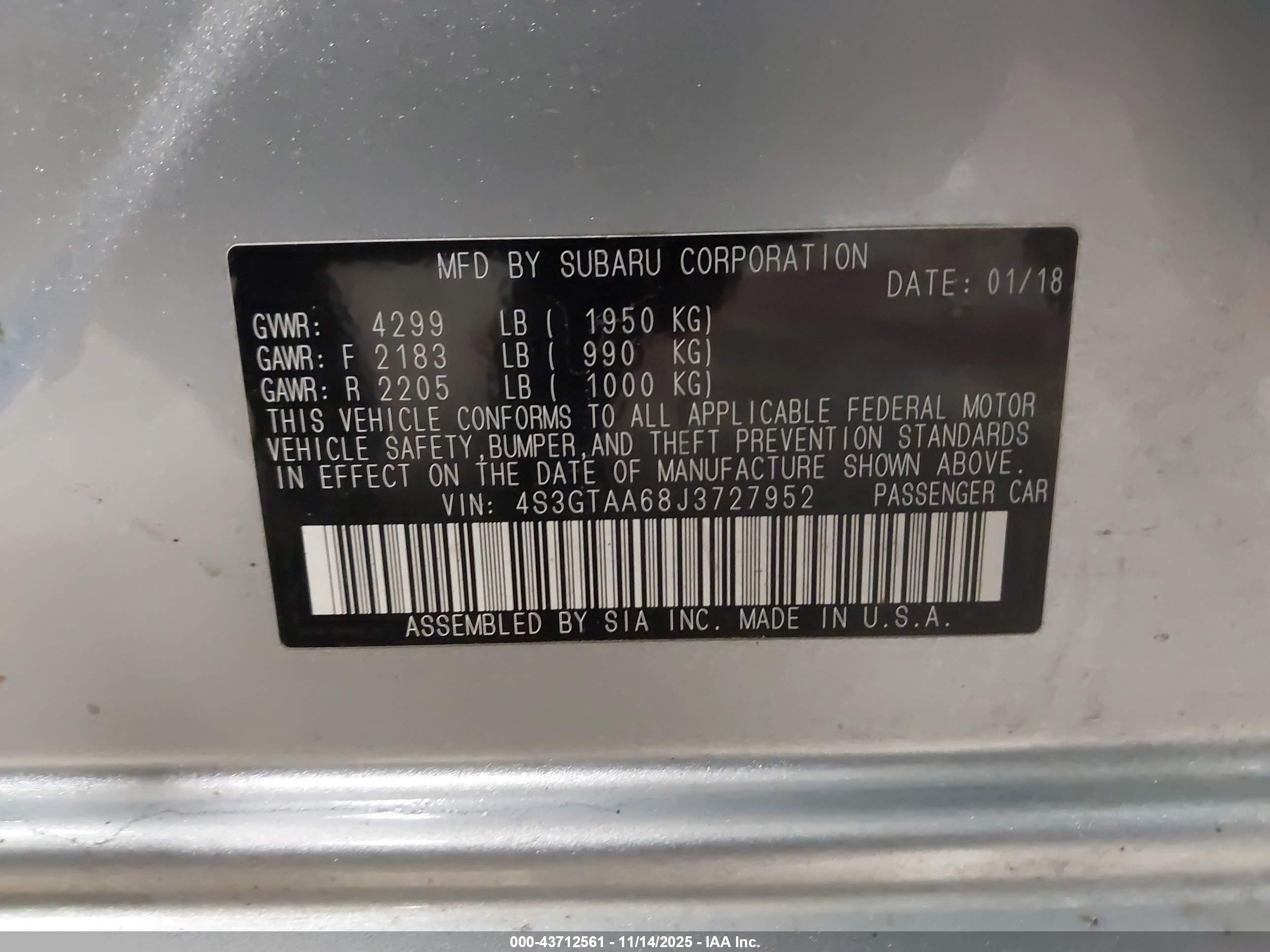 SUBARU IMPREZA image 9