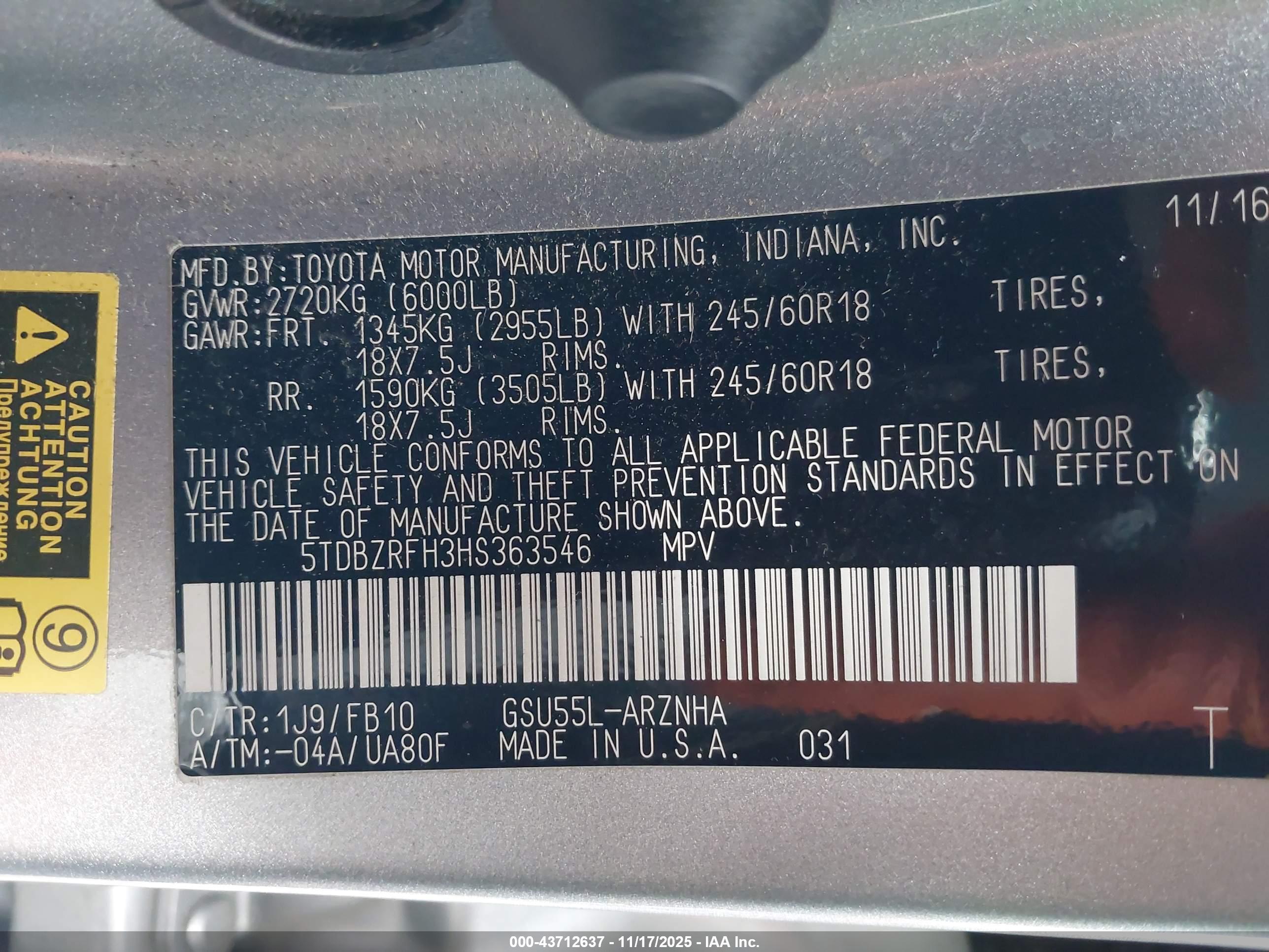 TOYOTA HIGHLANDER image 9