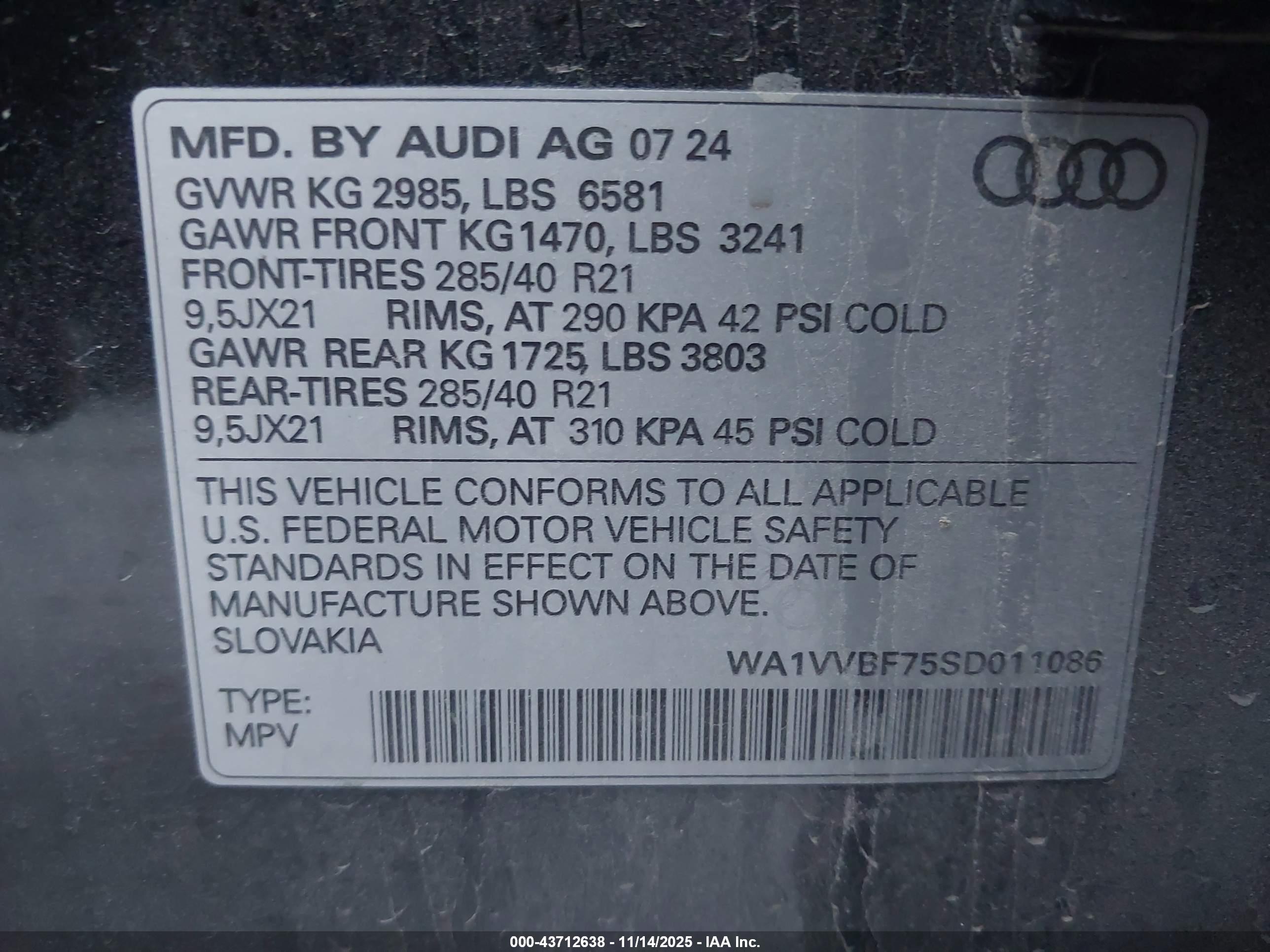 AUDI Q7 image 9