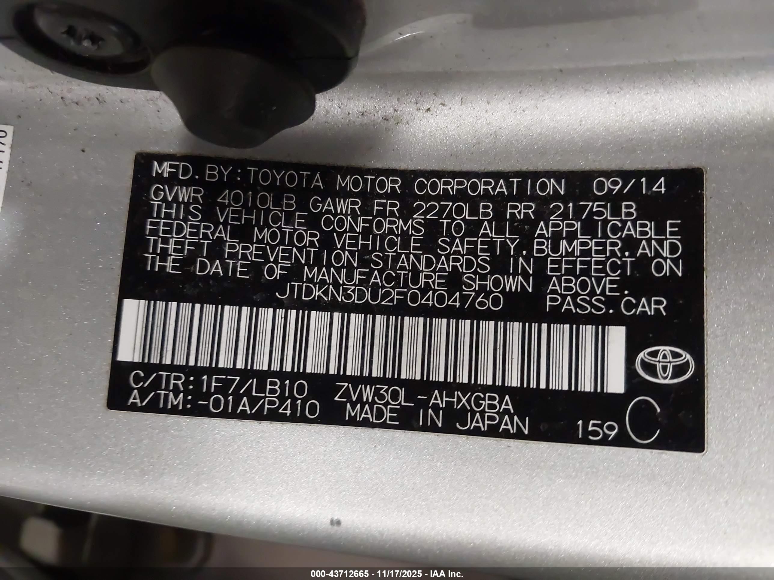 TOYOTA PRIUS image 9