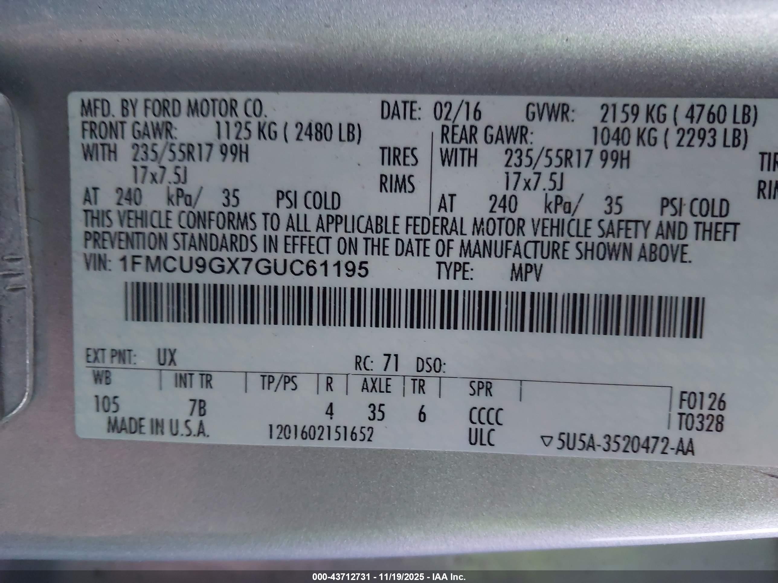 FORD ESCAPE image 9