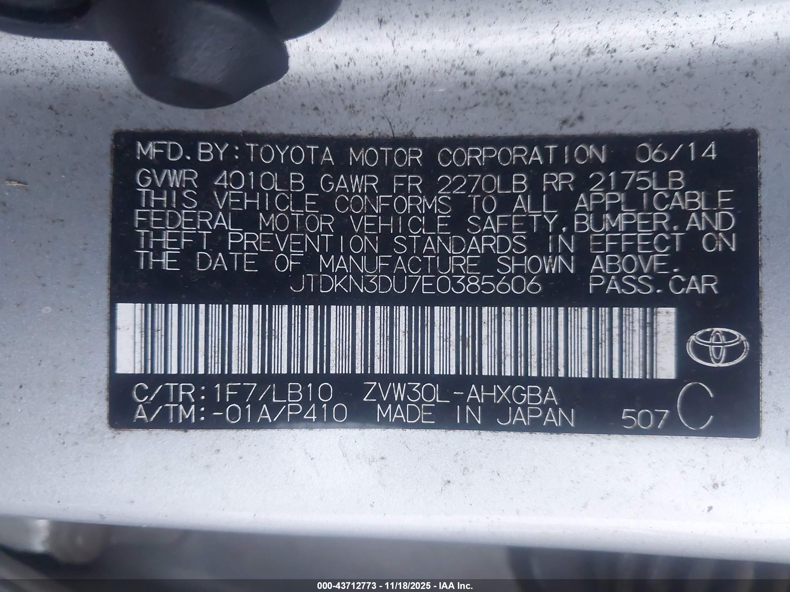 TOYOTA PRIUS image 9
