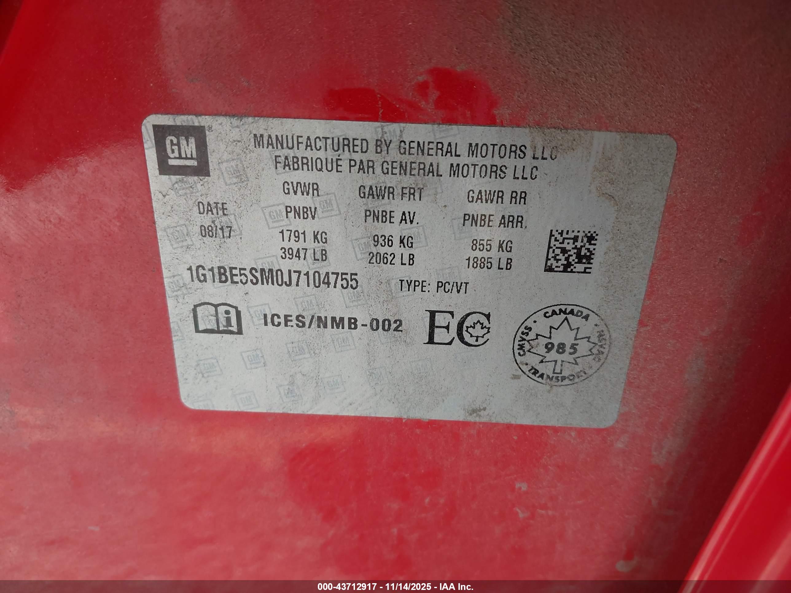 CHEVROLET CRUZE image 9