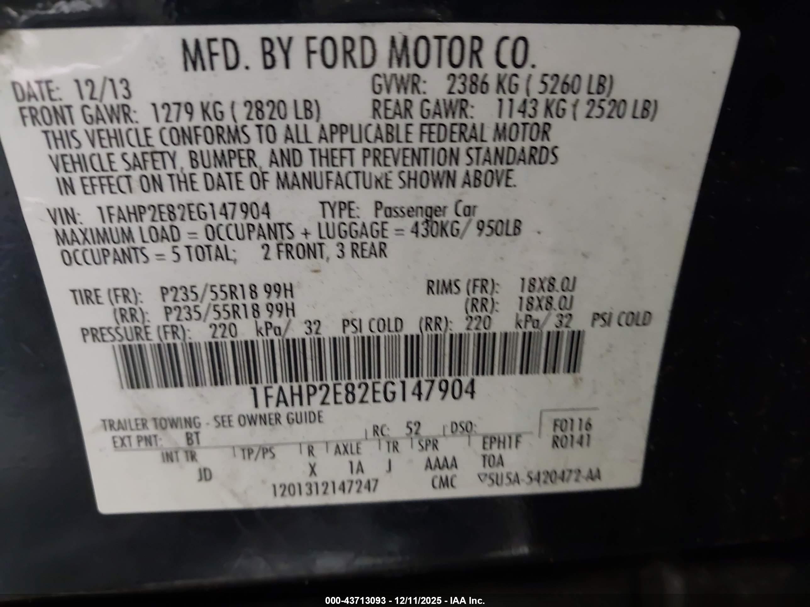FORD TAURUS image 9